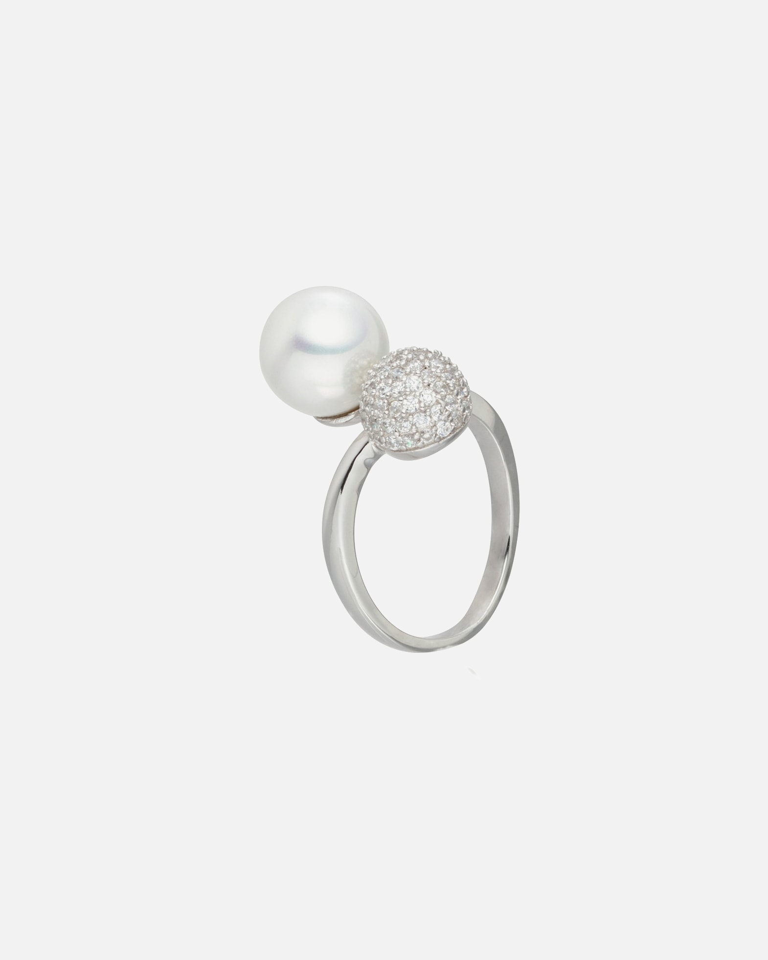 Bague pour Femme Lulu & Jane Bague en Laiton en Argent 50