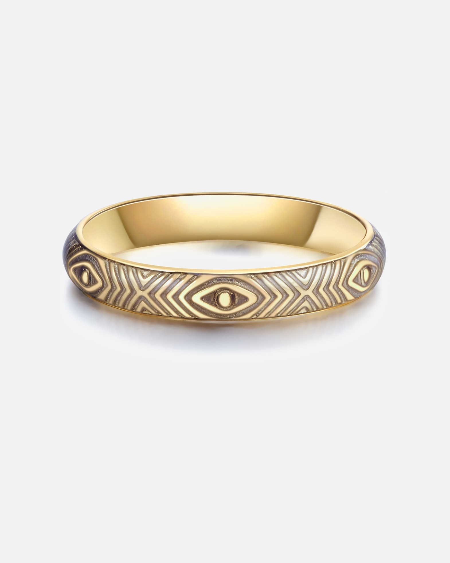 Bague pour Femme Glanzstücke München Bague en argent Argent sterling en Or jaune 56