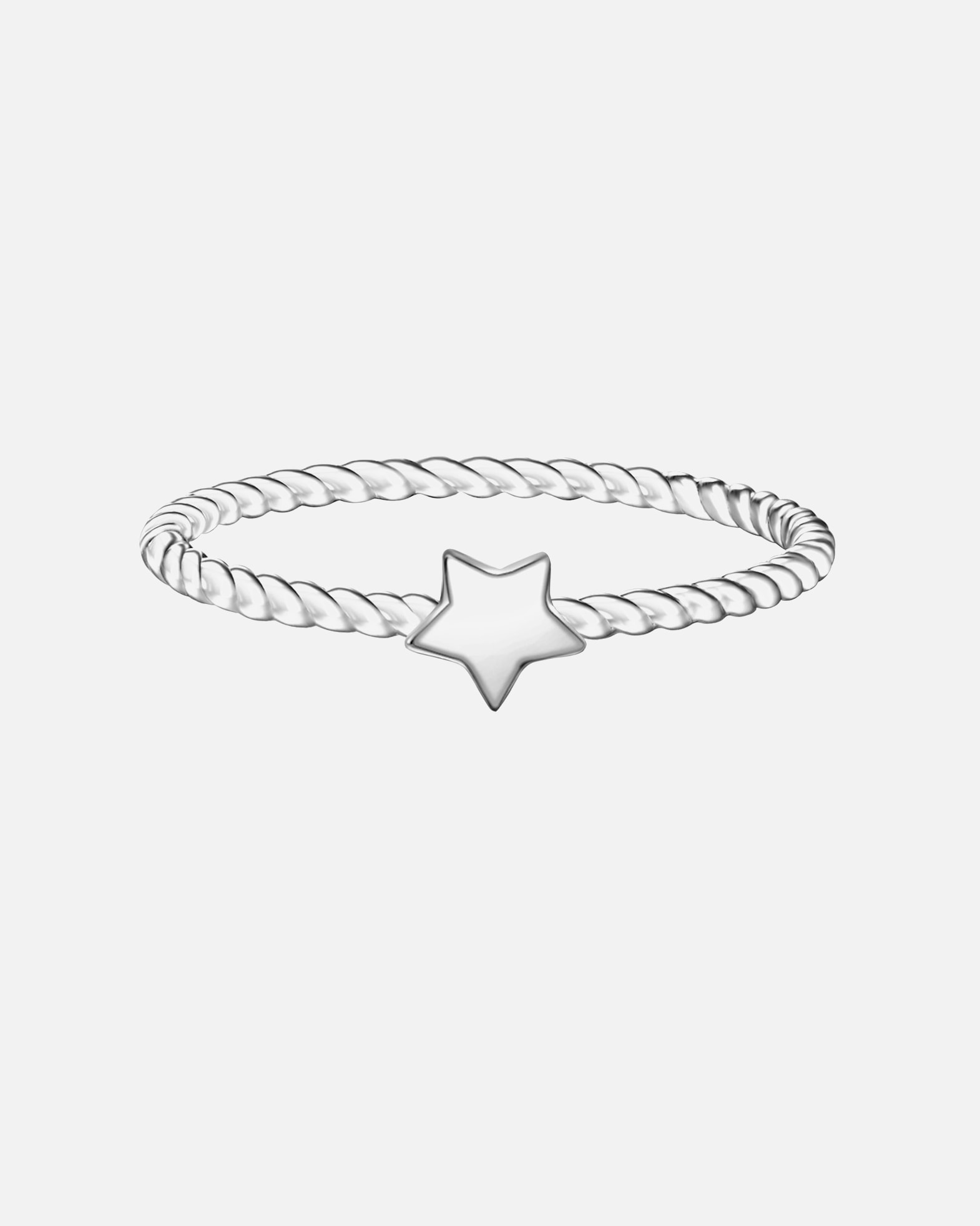 Bague pour Femme Glanzstücke München Bague en argent Étoilé Argent sterling en Argent 54
