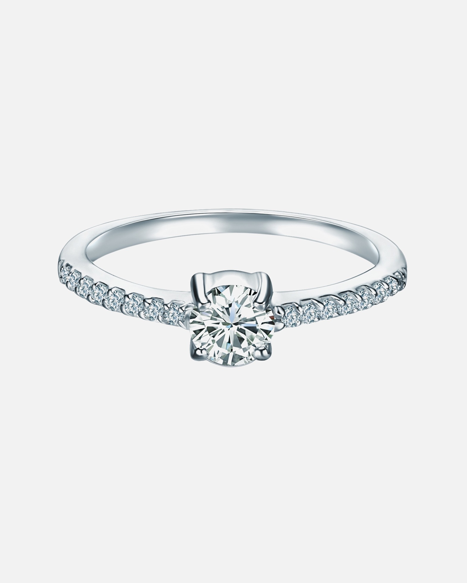 Bague pour Femme Trilani Bague en Argent sterling en Argent 55