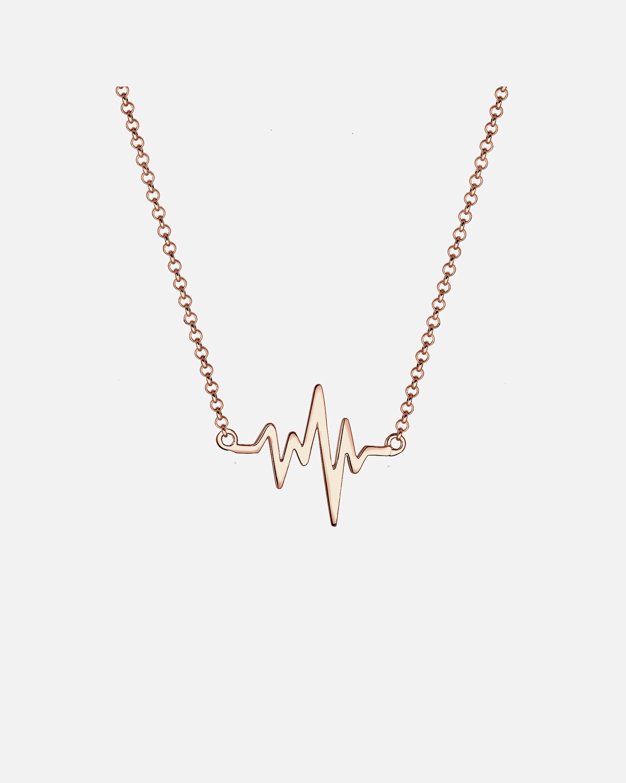 Collier pour Femme Elli Femmes Battement de Coeur Amour en Argent Sterling 925 rosefarben