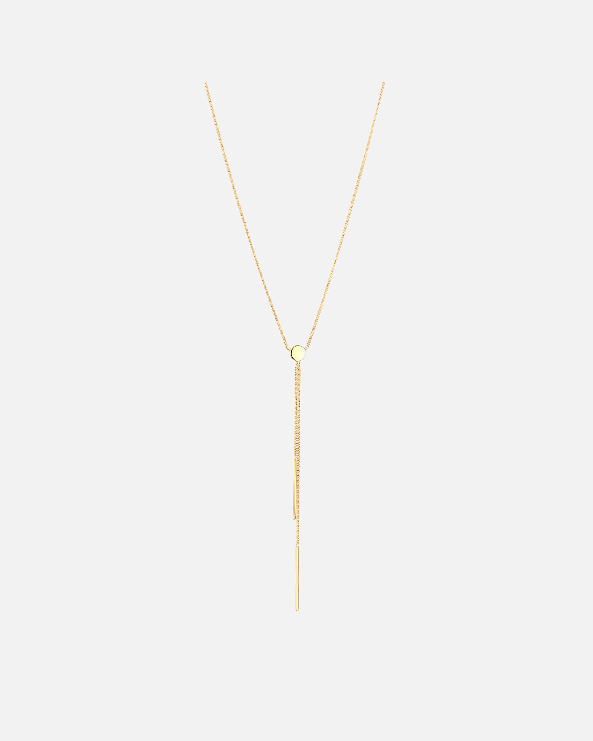 Collier pour Femme Collier-Y sans pierre 375 Or Jaune 45