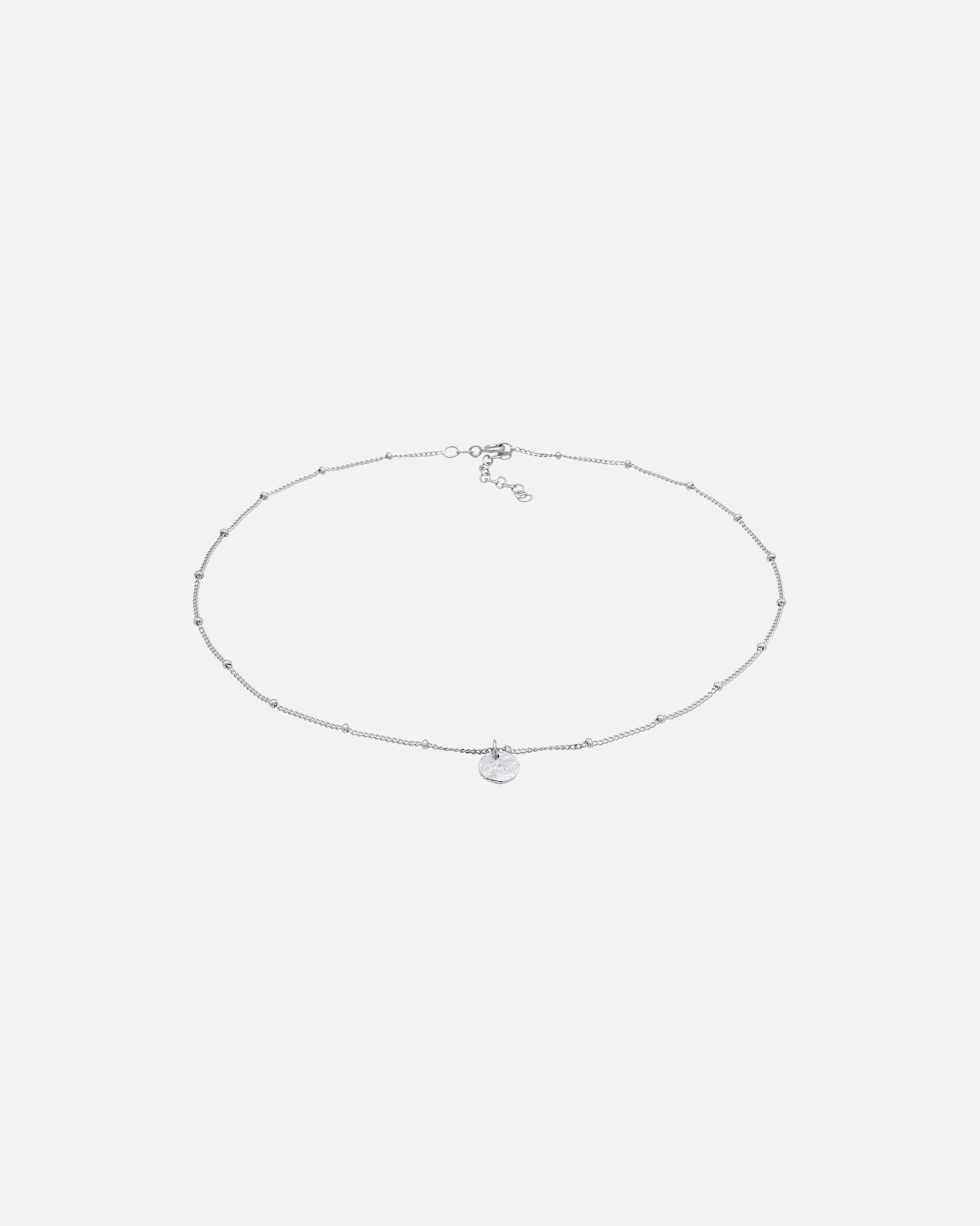 Collier pour Femme Elli Choker Femmes Ball Chain Platelets Filigree Trend en argent sterling 925 silberfarben