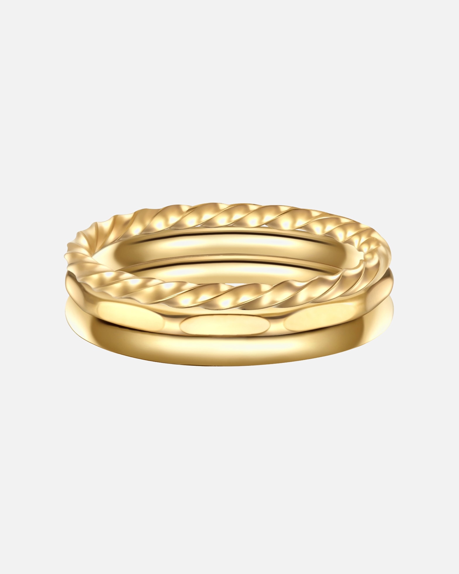Bague pour Femme Eastside Bague en acier inoxydé Acier inoxydable en Or jaune 60