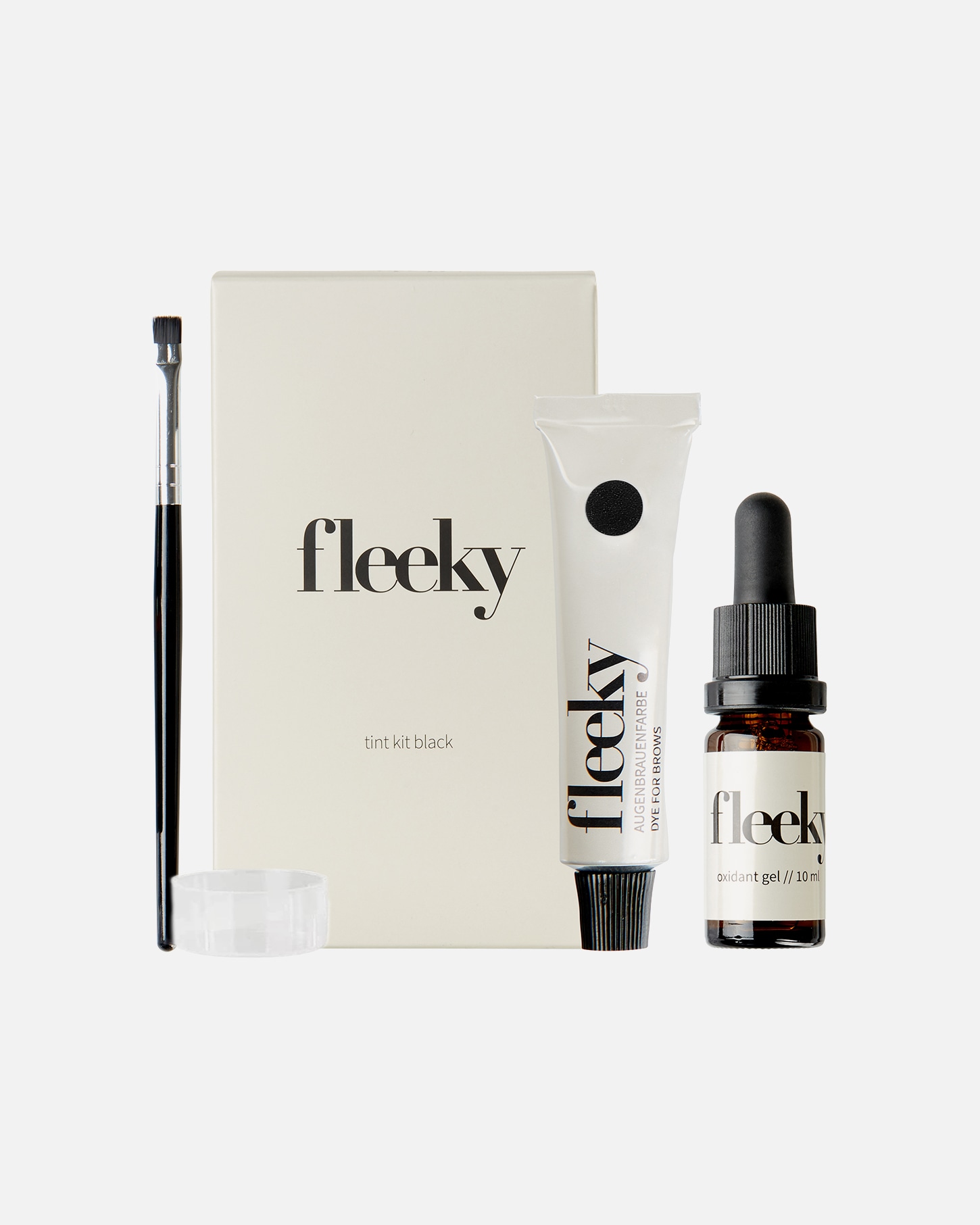 Teinture de sourcils pour Unisexe Fleeky Teinture Pour Sourcils - Kit de Coloration Permanente noir