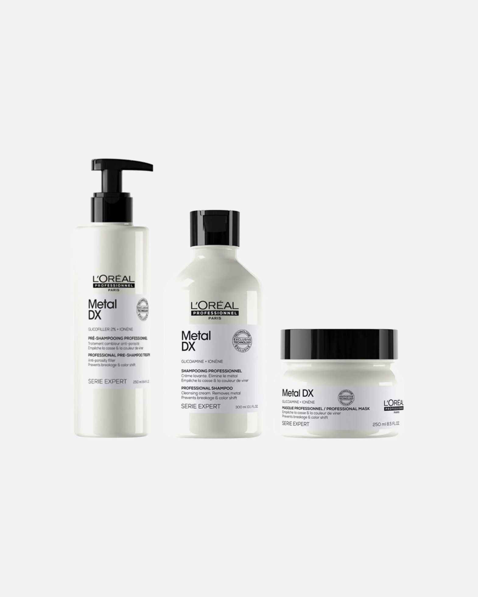 Coffret soin cheveux pour Femme L´Oréal Professionnel Paris Metal DX Pre-Shampoo lot de 3 1 pièce