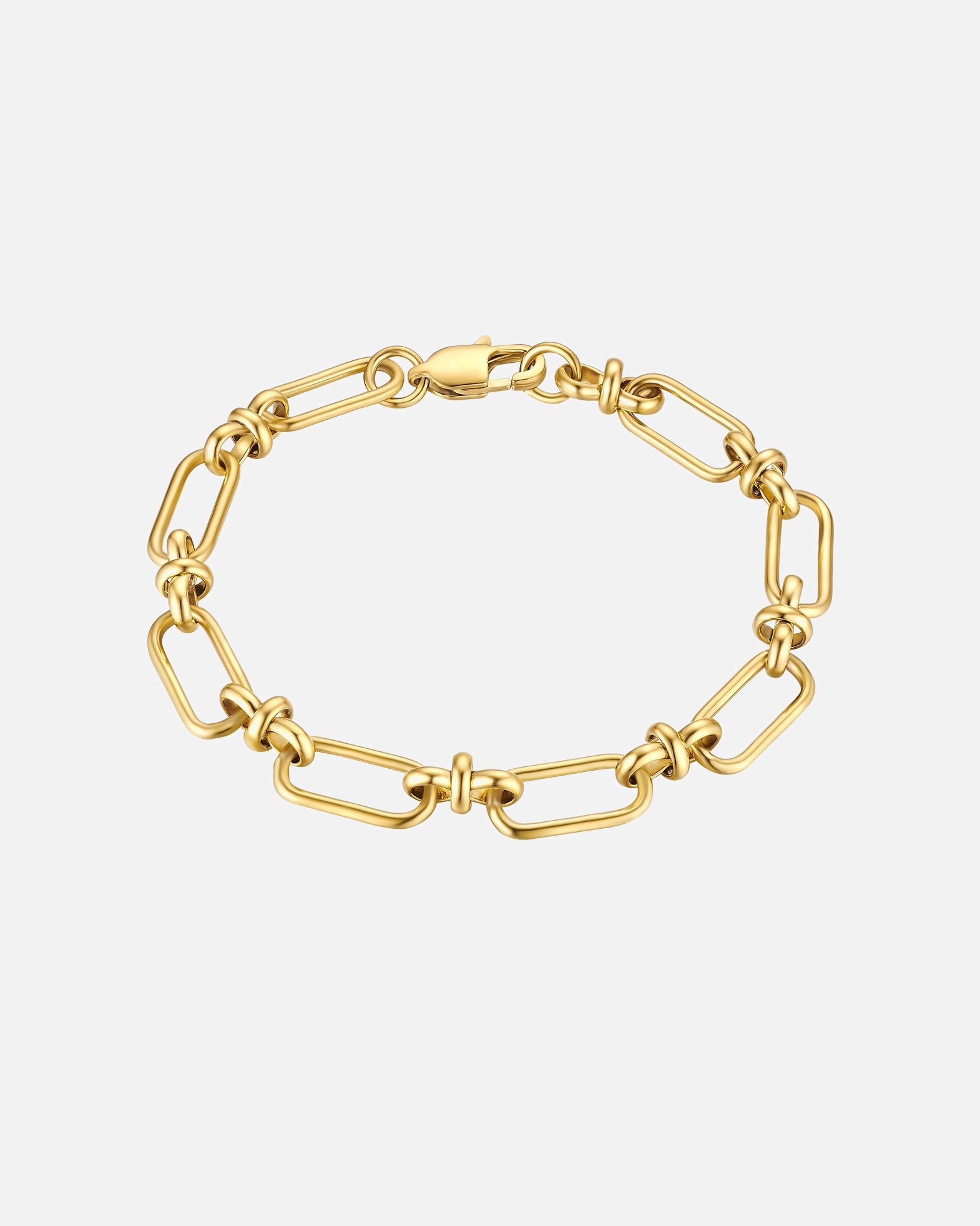 Bracelet pour Homme True Rebels Bracelet en Acier Inoxydable en or jaune 21 cm