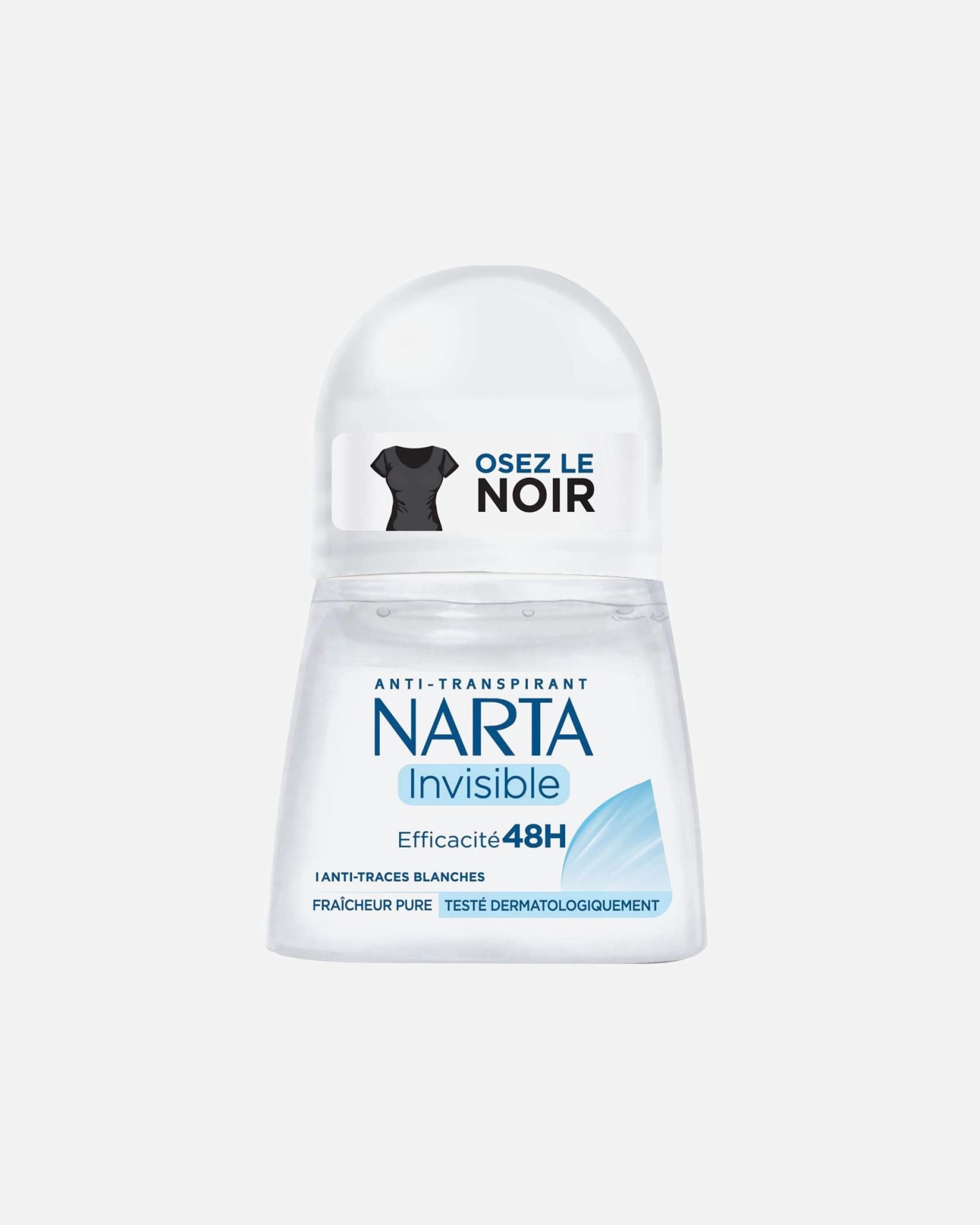 Déodorant pour Unisexe Narta Déodorant Anti-Traces 48h Invisible - Fraicheur Pure 50 ml