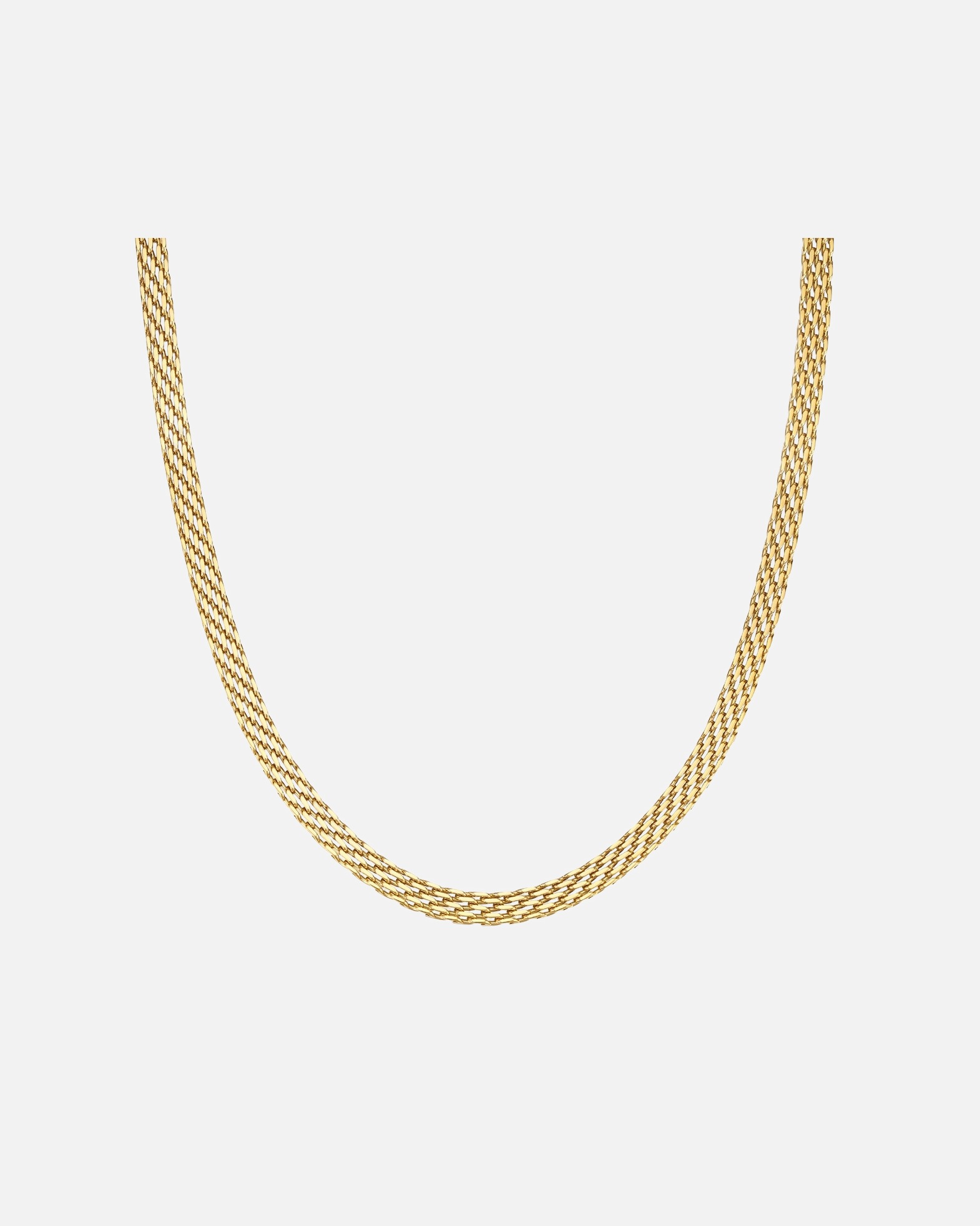 Collier pour Femme Eastside Chaîne en Acier inoxydable en Or jaune 40,0 cm Basiskette + 5,0 cm Verlängerung