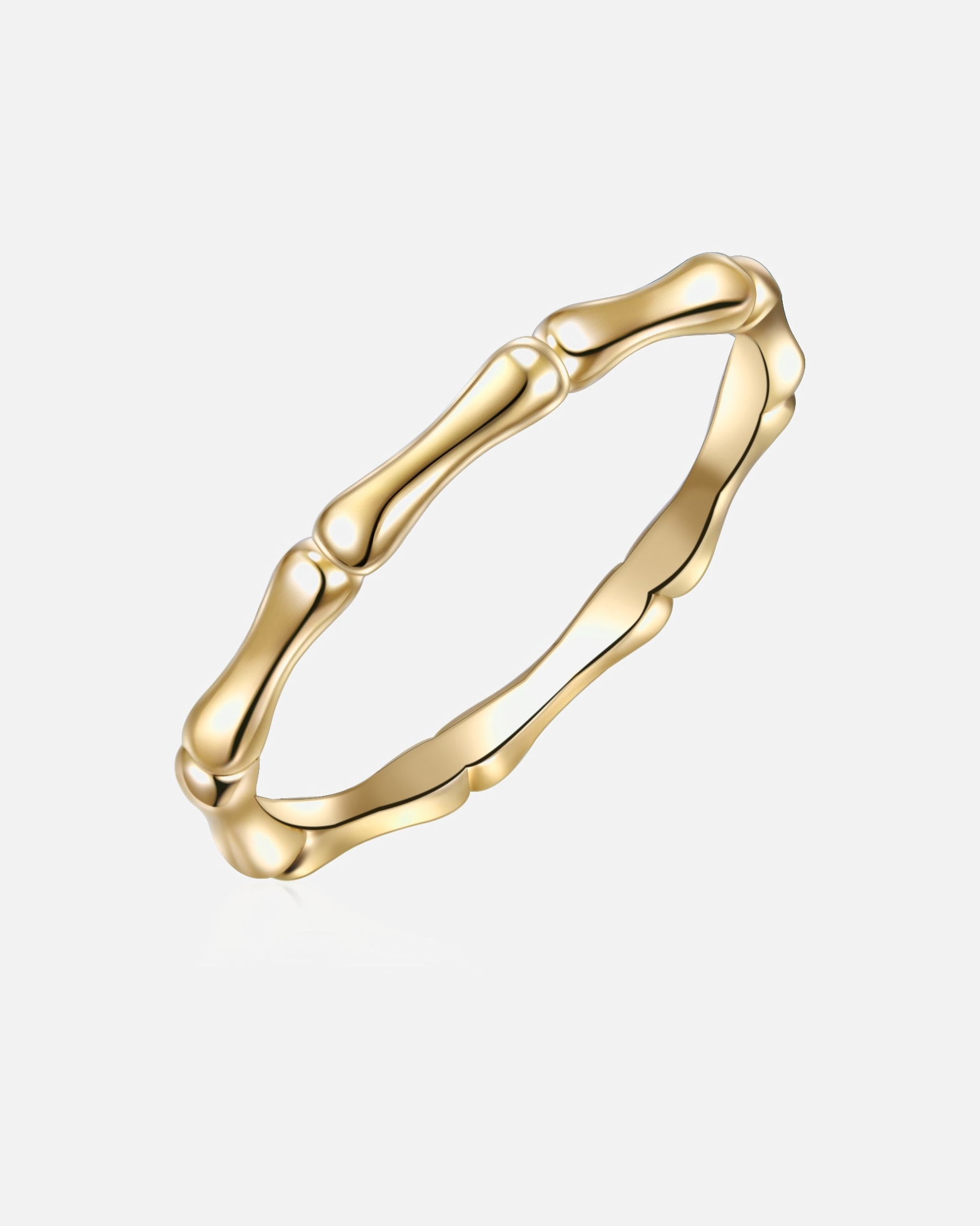 Bague pour Femme Glanzstücke München Bague en argent Argent sterling en Or jaune 54