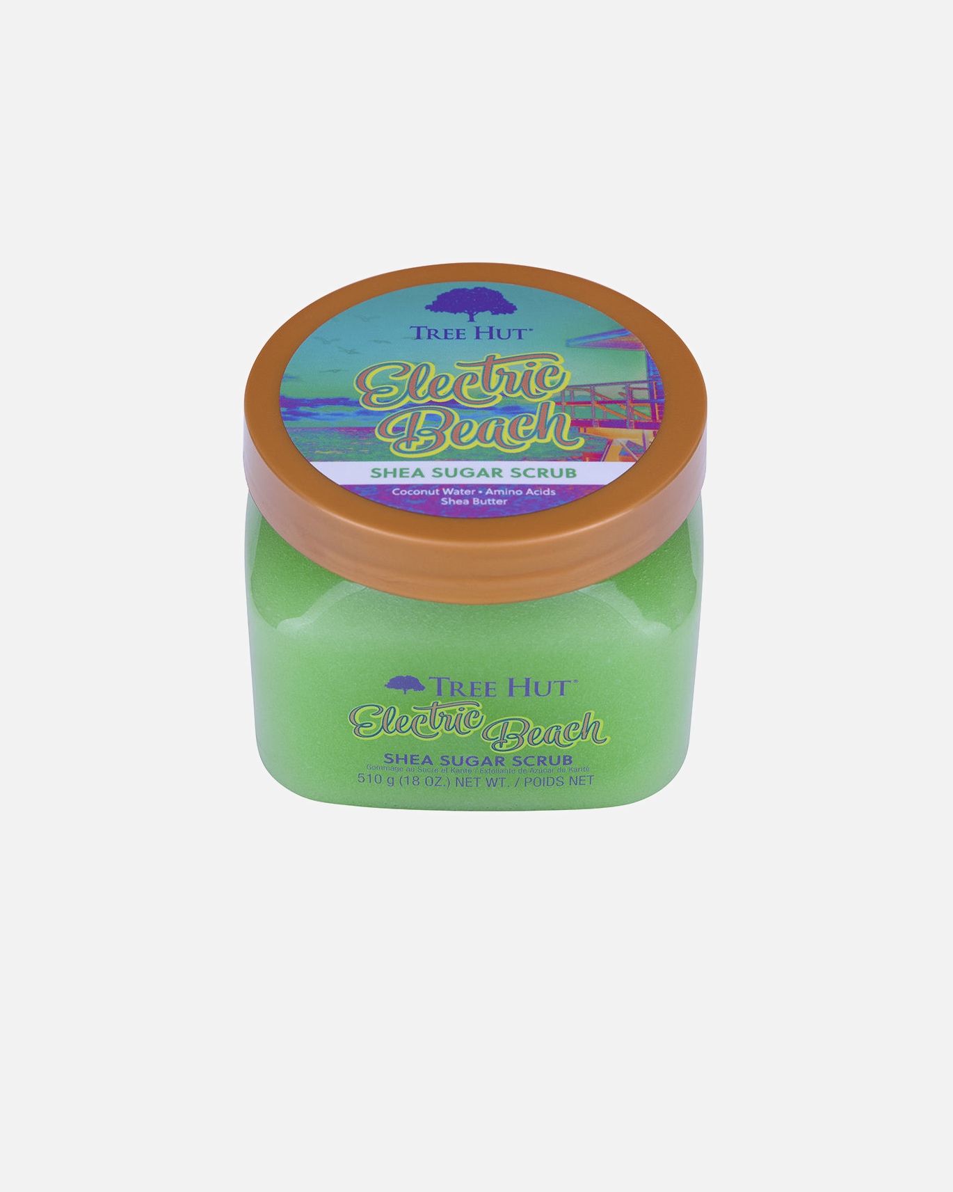 Gommage pour le corps pour Unisexe Tree Hut Gommage au sucre Electric Beach 510 gr