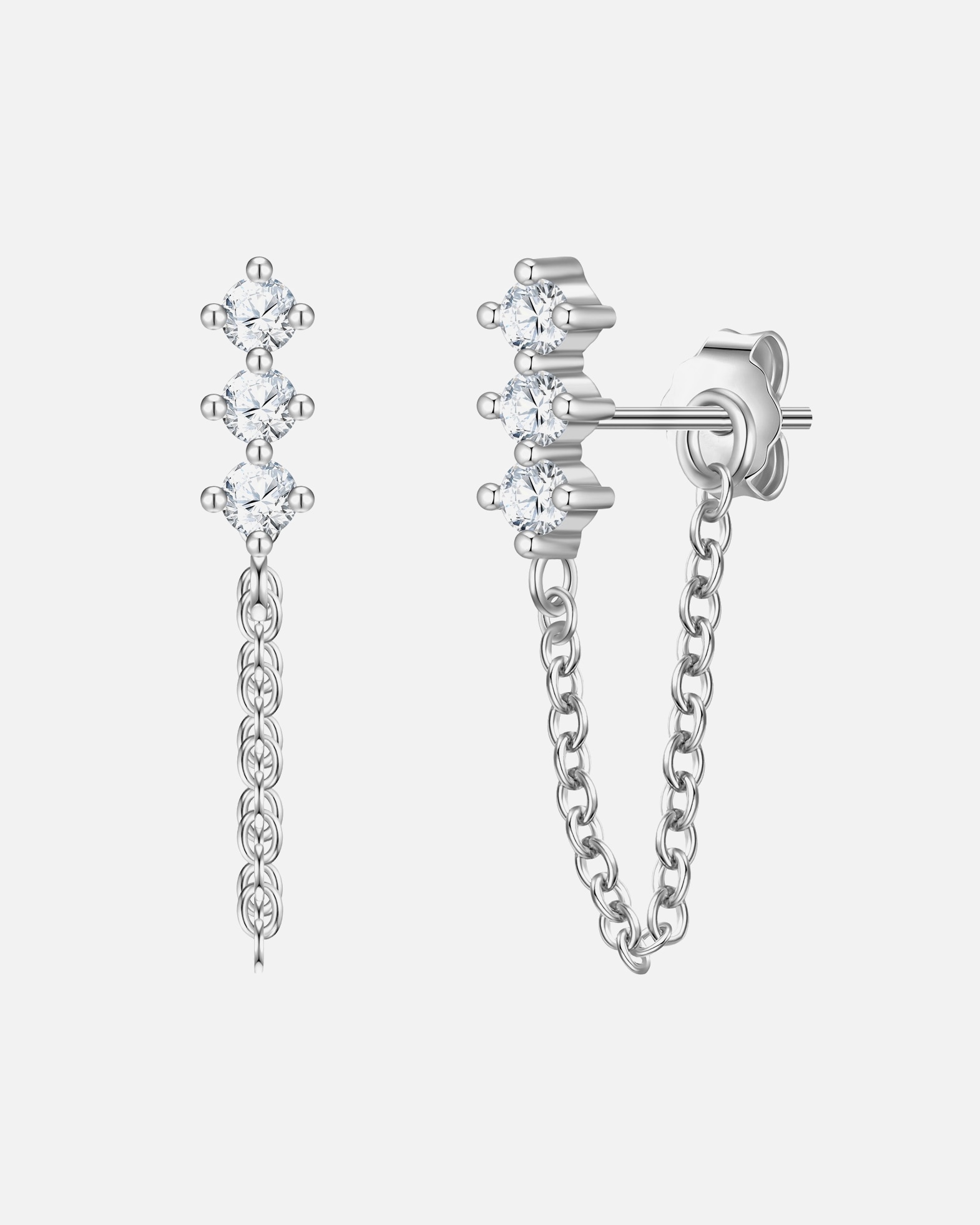 Boucles d'oreilles pour Femme Glanzstücke München Boucles d´oreilles en Argent sterling en Argent 18,5 mm