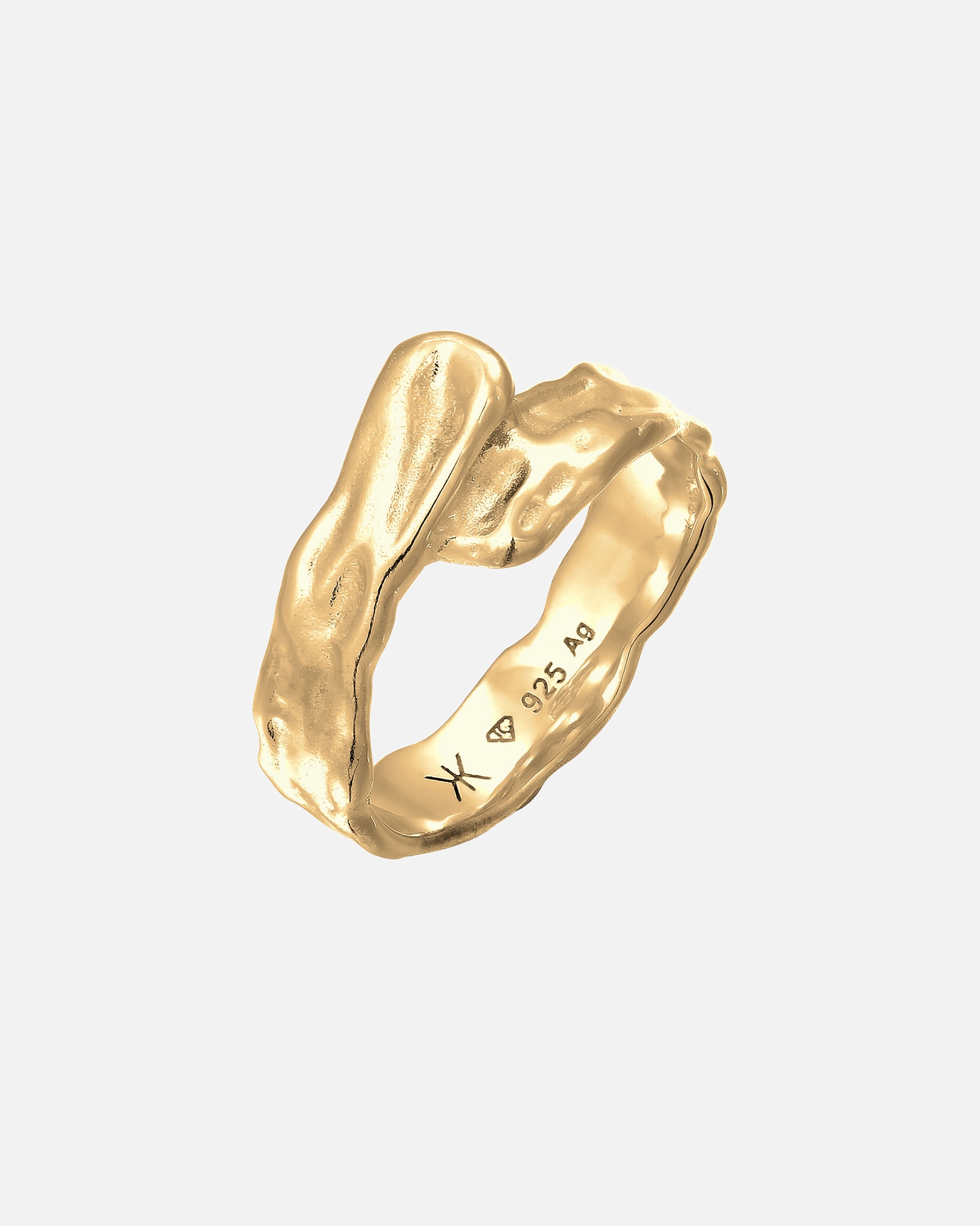 Bague pour Homme KUZZOI Bague argent 925 Sterling Silver 64