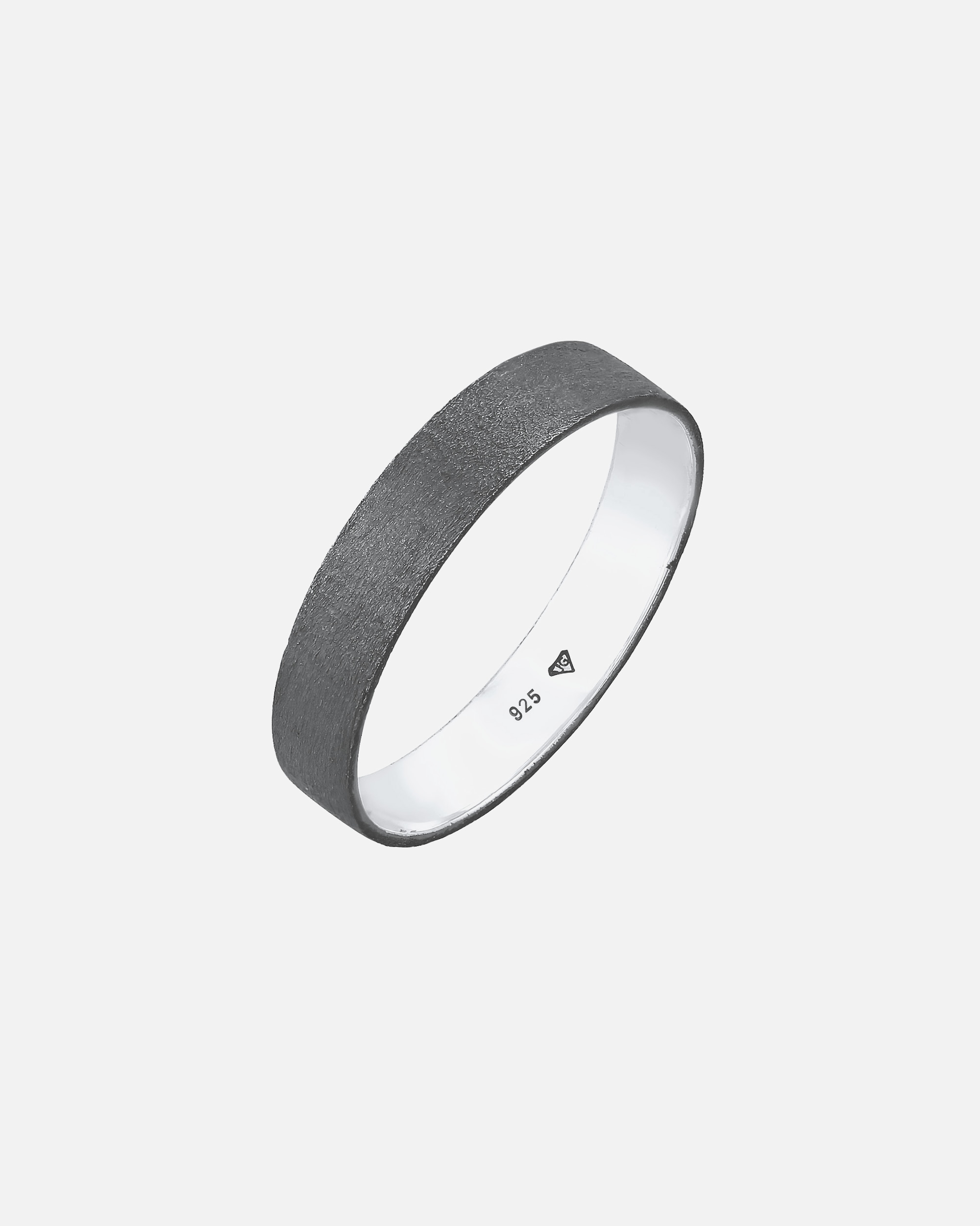 Bague pour Homme KUZZOI Bague Ruban Homme Bague d'amitié 925 Argent 54