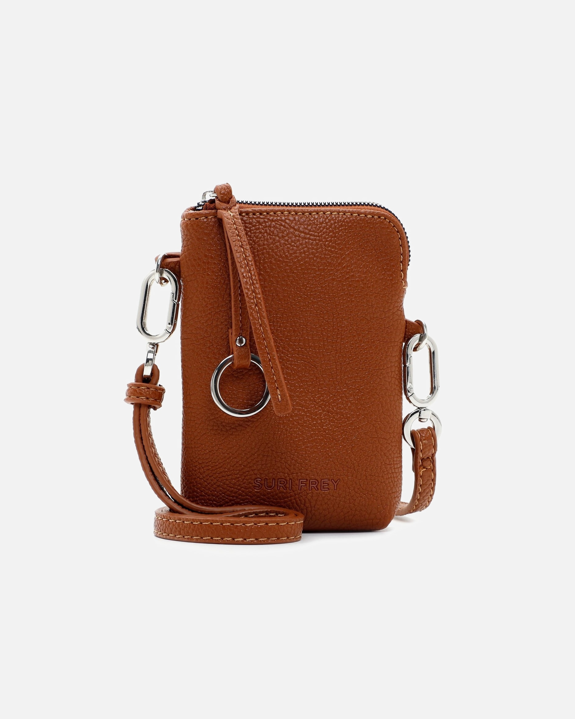 Sac pour Femme SURI FREY Étui À Portable SFY Debby Cognac