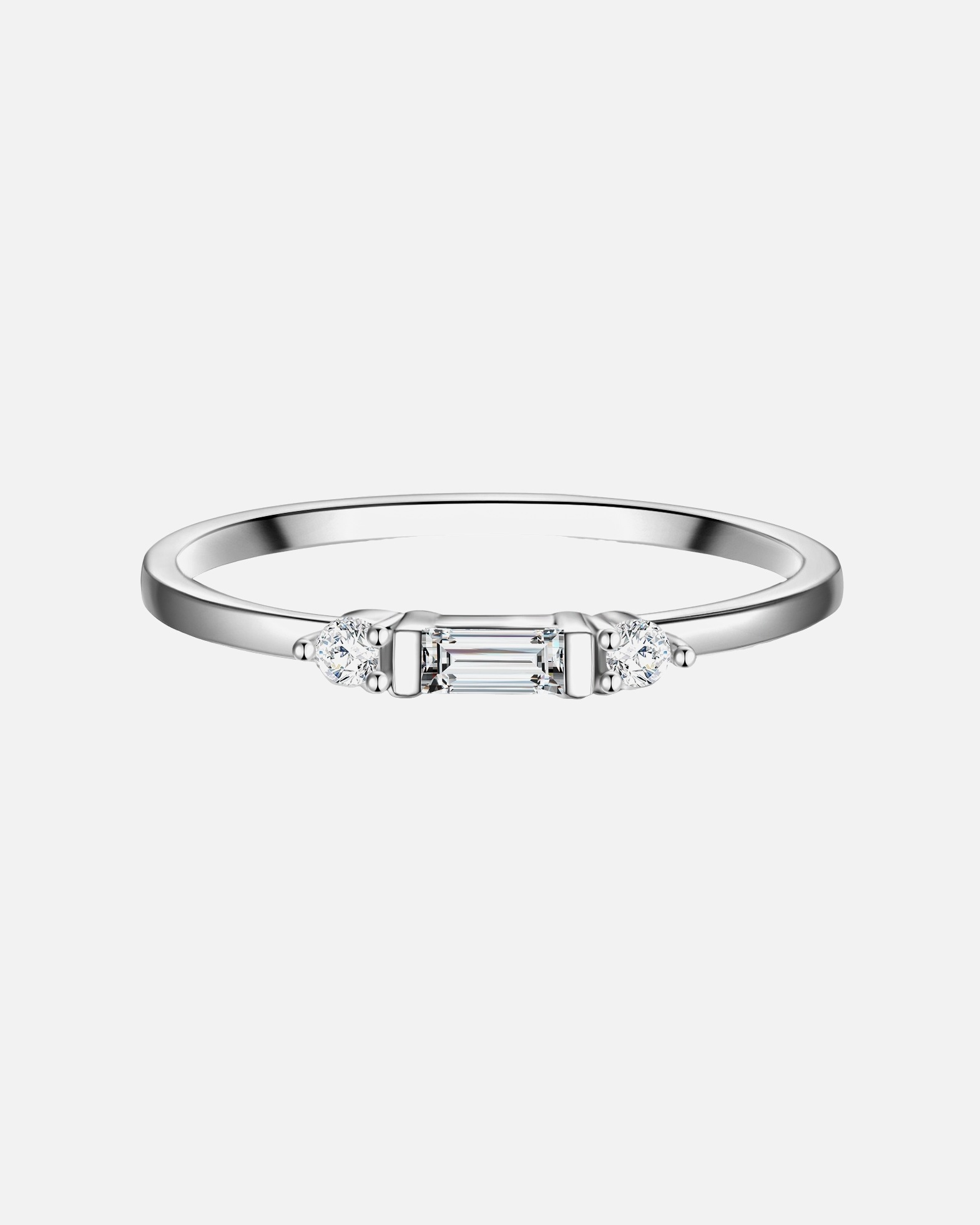 Bague pour Femme Glanzstücke München Bague en argent Argent sterling Oxyde de zirconium (CZ) en Argent 58