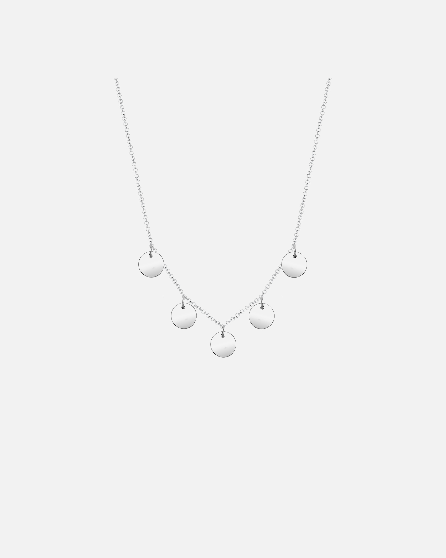 Collier pour Femme Elli Femme Paillettes - (925/1000) Argent silberfarben