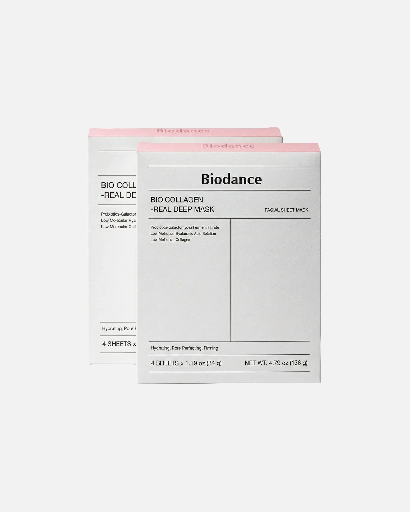 Boucles d'oreilles pour Unisexe Bio Collagen-Real Deep Mask 4er Pack X2 1 Set