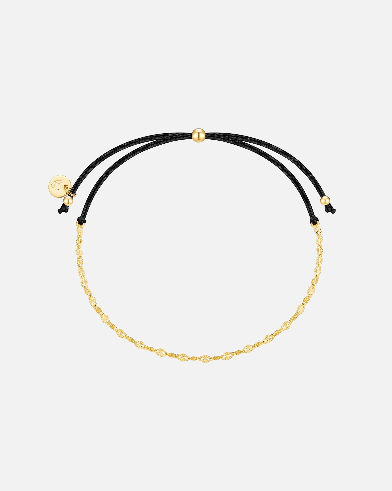 Bracelet pour Femme Glanzstücke München Bracelet en argent sterling en or jaune Réglable 15,0 - 22,0 cm