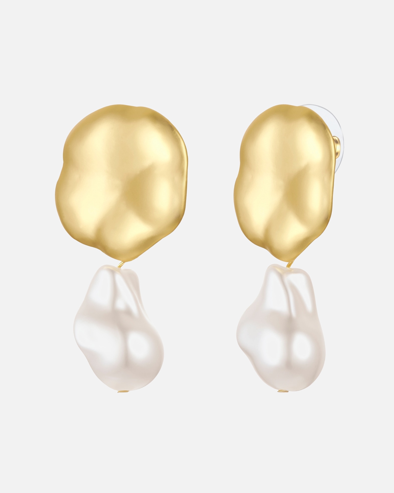 Boucles d'oreilles pour Femme Yokoamii Boucles d´oreilles en Alliage de fer en Or jaune 49,2 mm