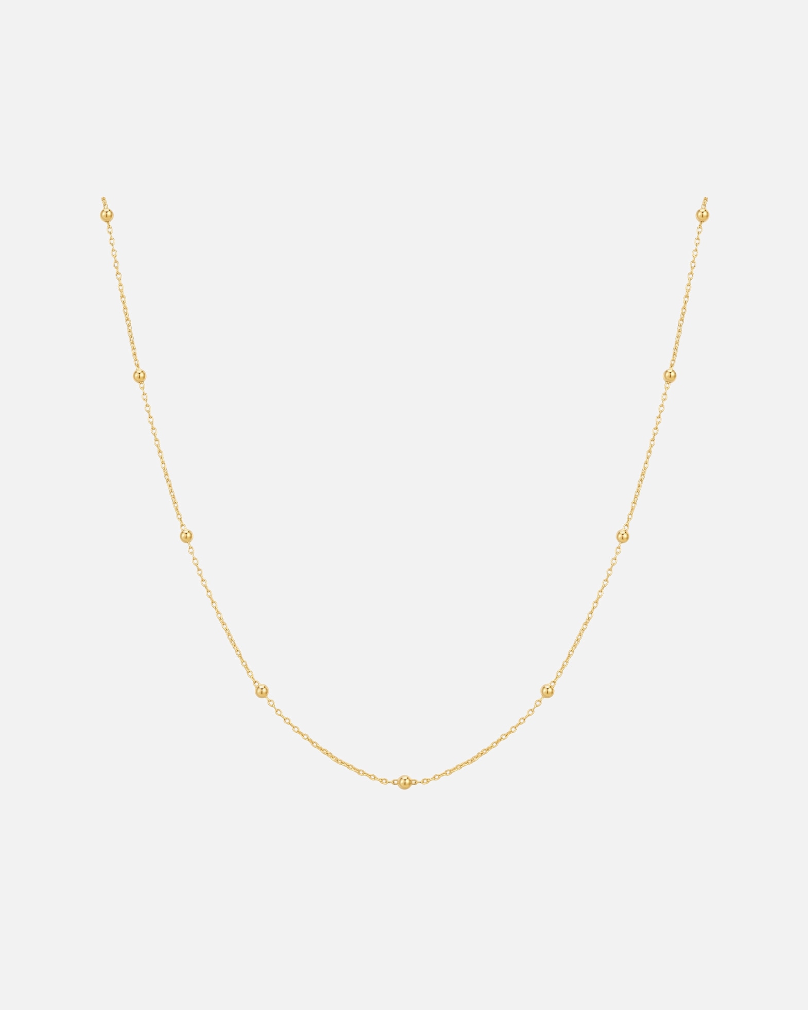 Collier pour Femme Rafaela Donata Chaîne en Argent sterling en Or jaune 50 cm