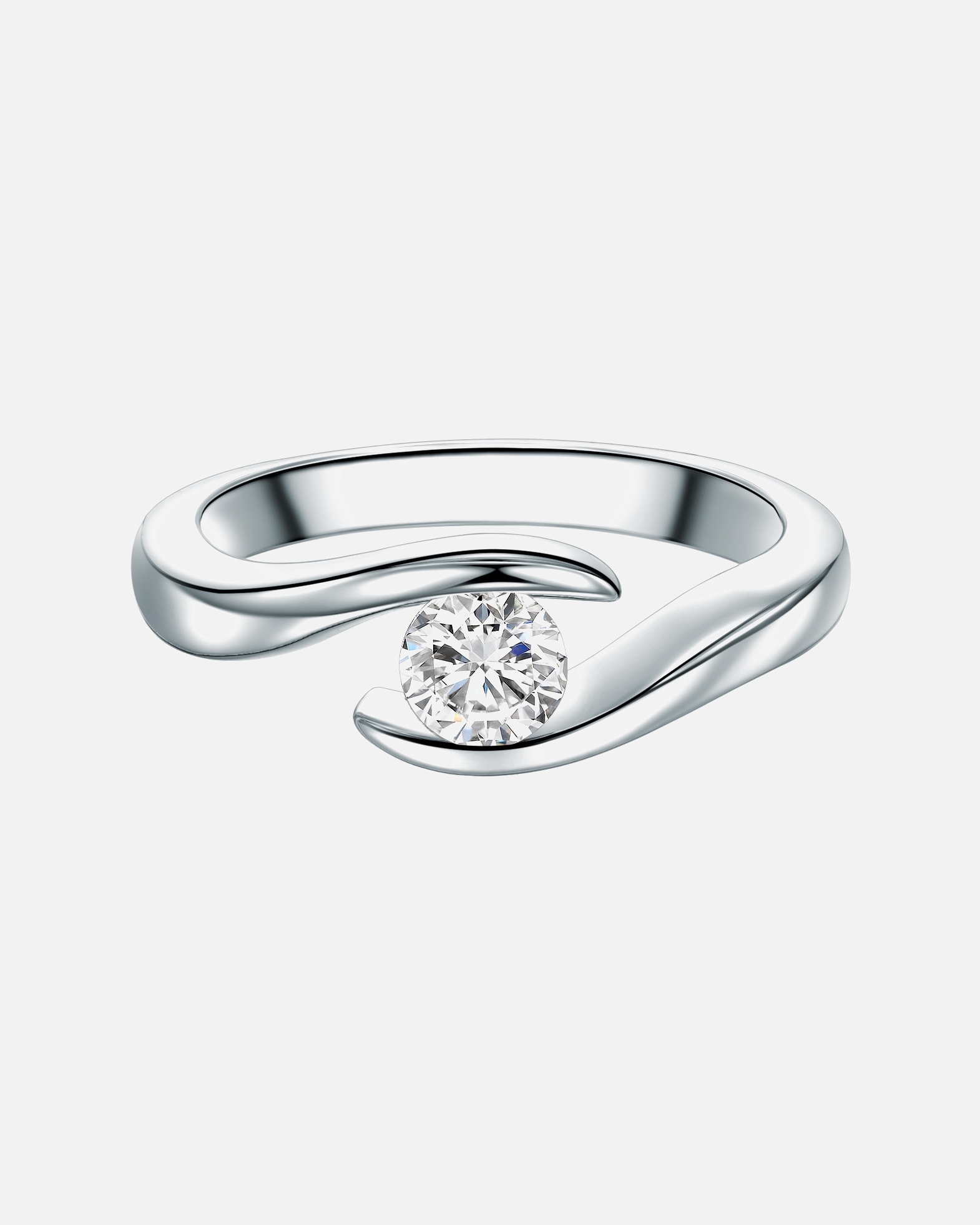 Bague pour Femme Trilani Bague en Argent sterling en Argent 50