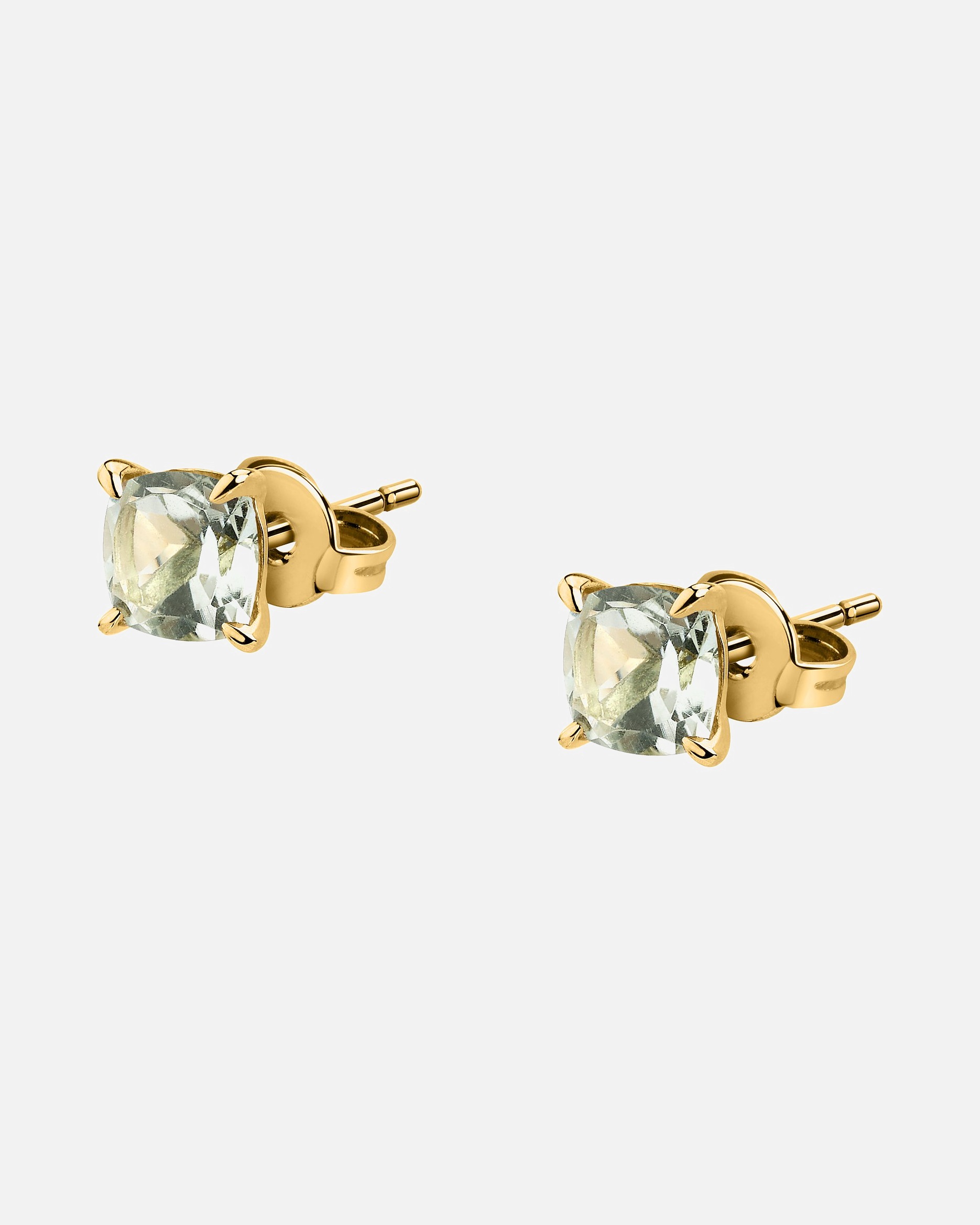 Boucles d'oreilles pour Femme CHRIST Boucles d'oreilles or jaune, vert clair