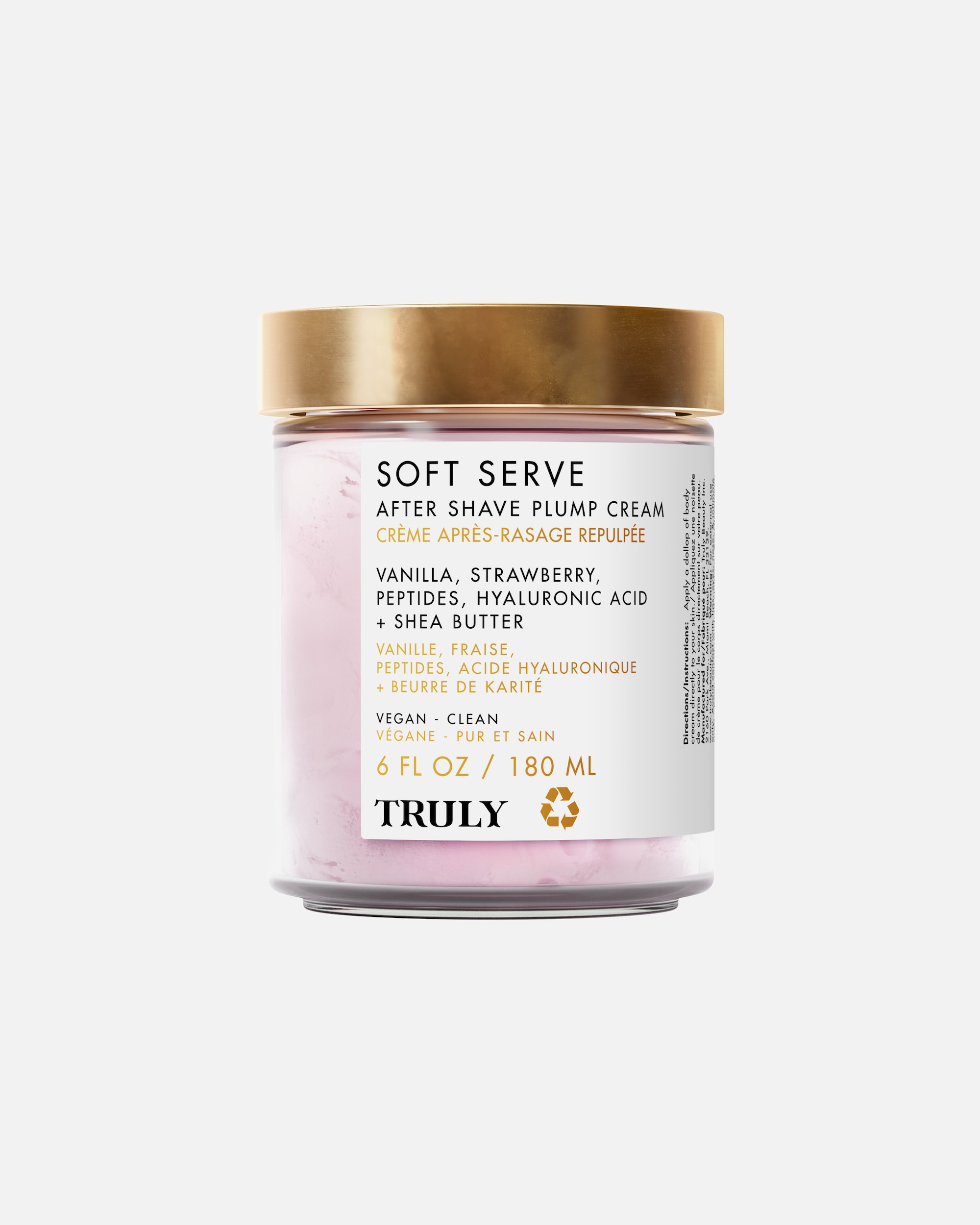 Baume de Rasage pour Femme Truly Beauty Default Brand Line Crème repulpante après-rasage Soft Serve 180 ml
