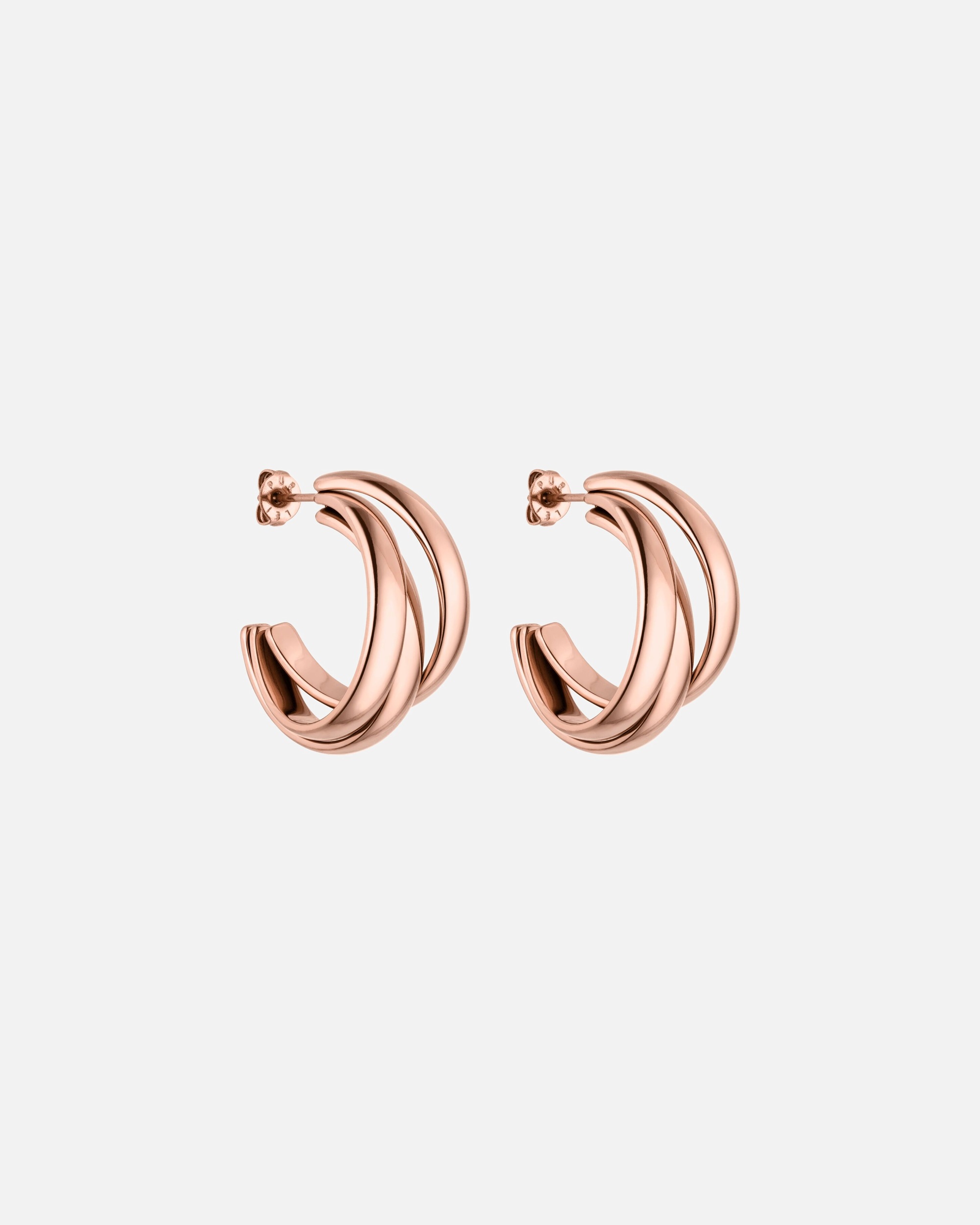 Boucles d'oreilles pour Femme Purelei Cascade Boucles d'oreilles 100% acier inoxydable Or Rose