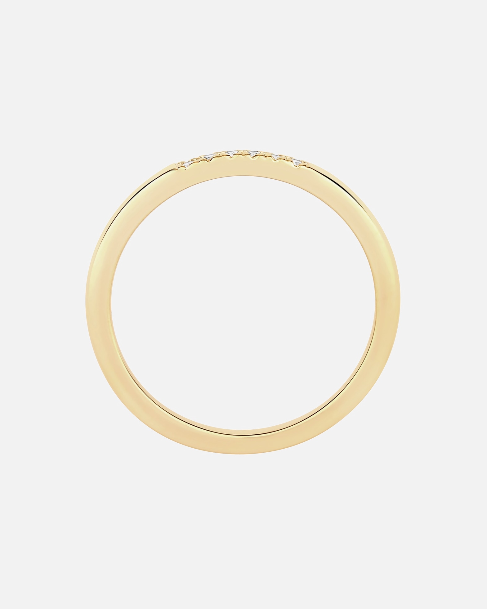 Bague pour Femme Glanzstücke München Bague en Argent Sterling en or jaune avec Topaze 60