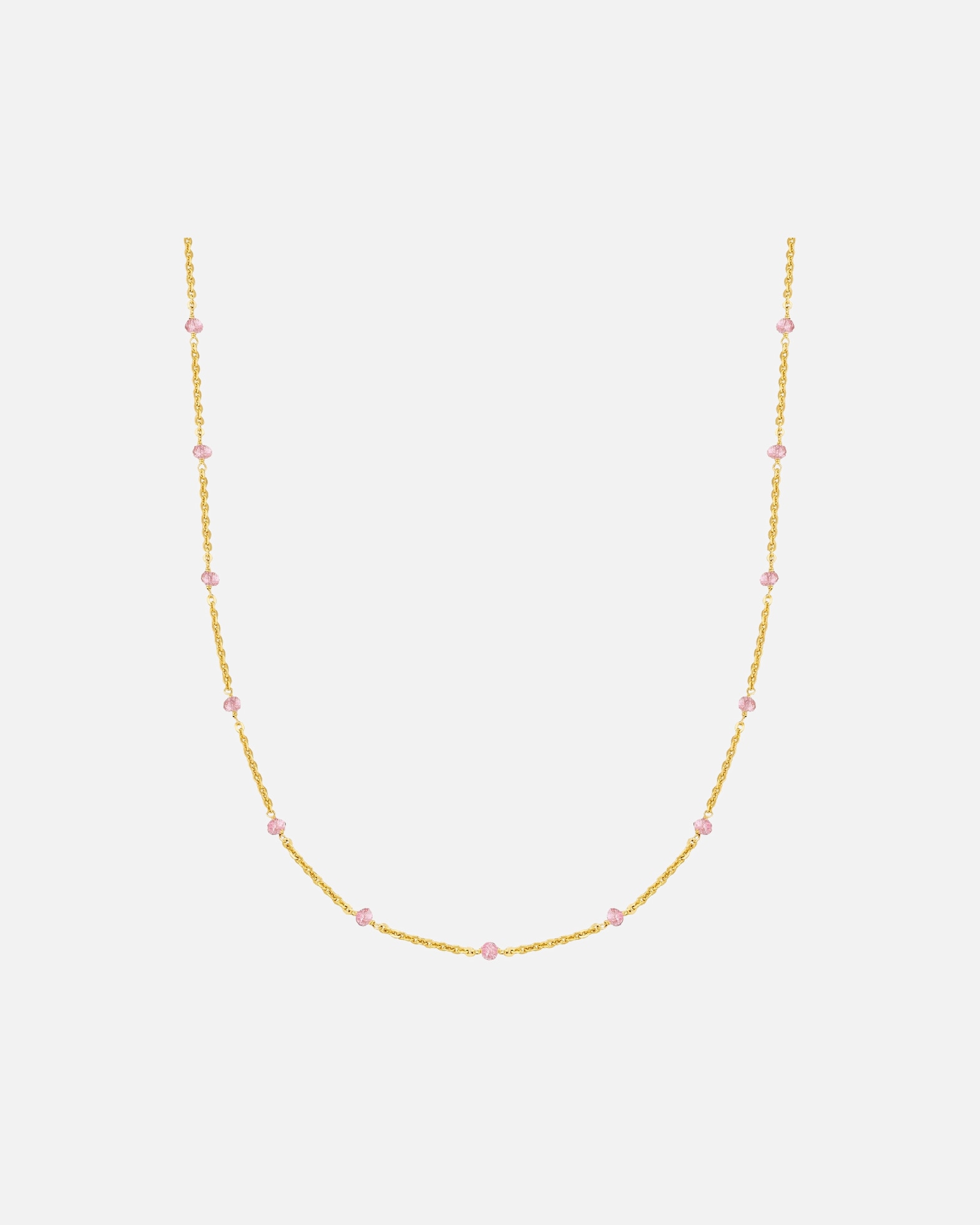Collier pour Femme Glanzstücke München Chaîne en Argent sterling en Or jaune 40,0 cm Basiskette + 5,0 cm Verlängerung