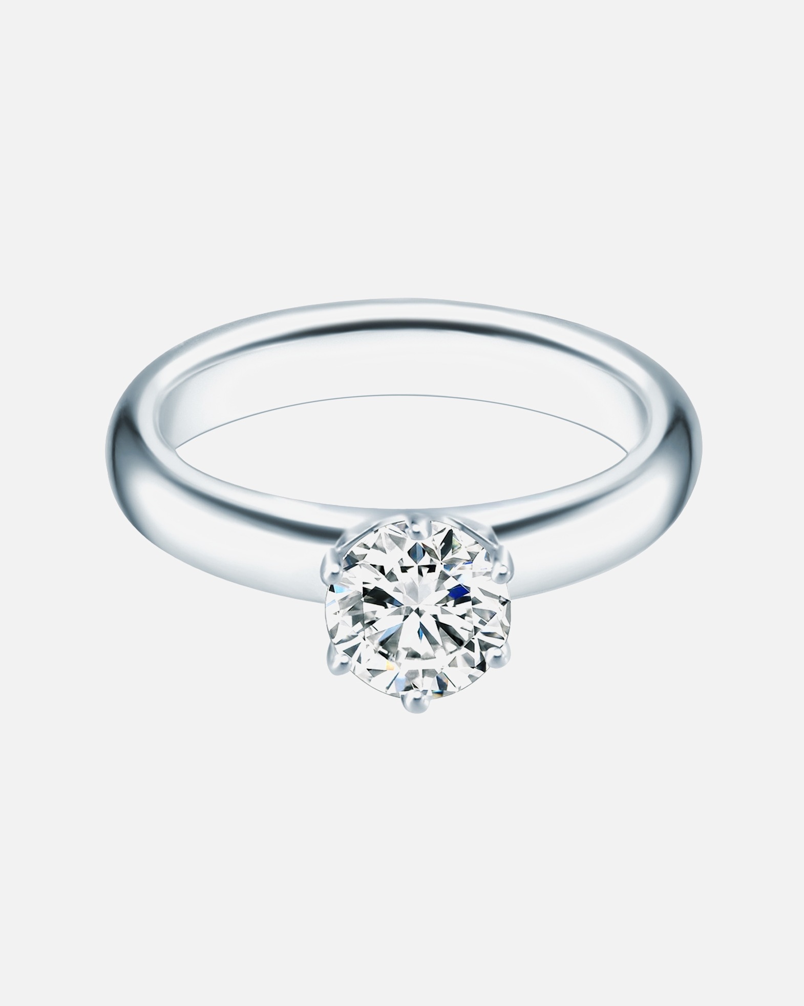 Bague pour Femme Bague en argent Argent sterling Oxyde de zirconium (CZ) en Argent 60