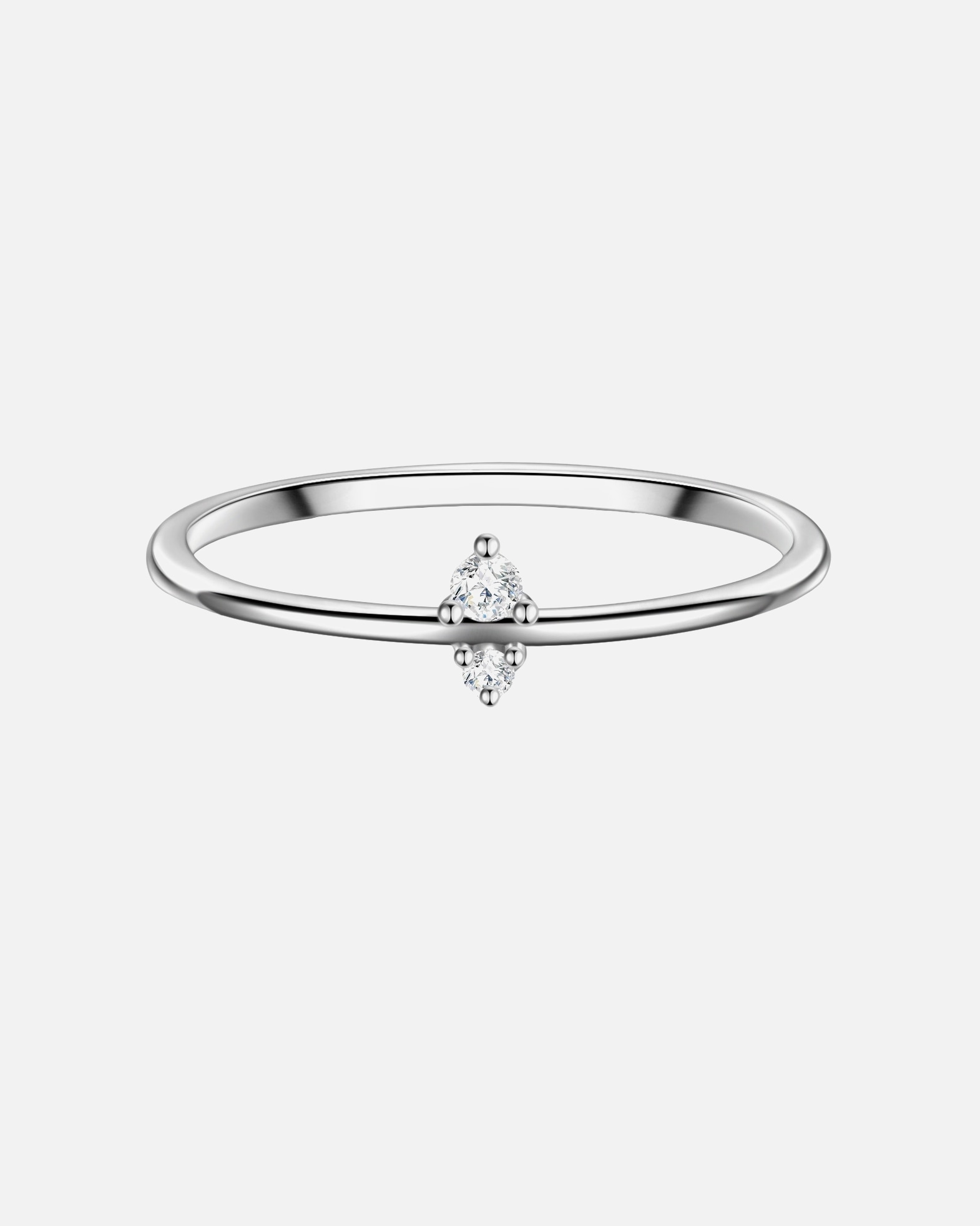 Bague pour Femme Glanzstücke München Bague en argent Argent sterling Oxyde de zirconium (CZ) en Argent 52