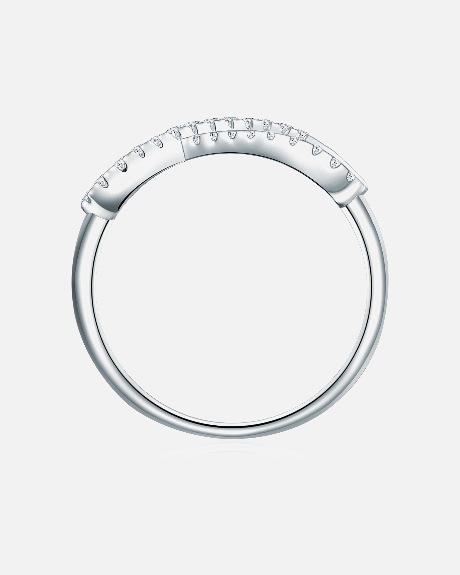 Bague pour Femme Trilani Bague en argent Argent sterling Oxyde de zirconium (CZ) en Argent 50