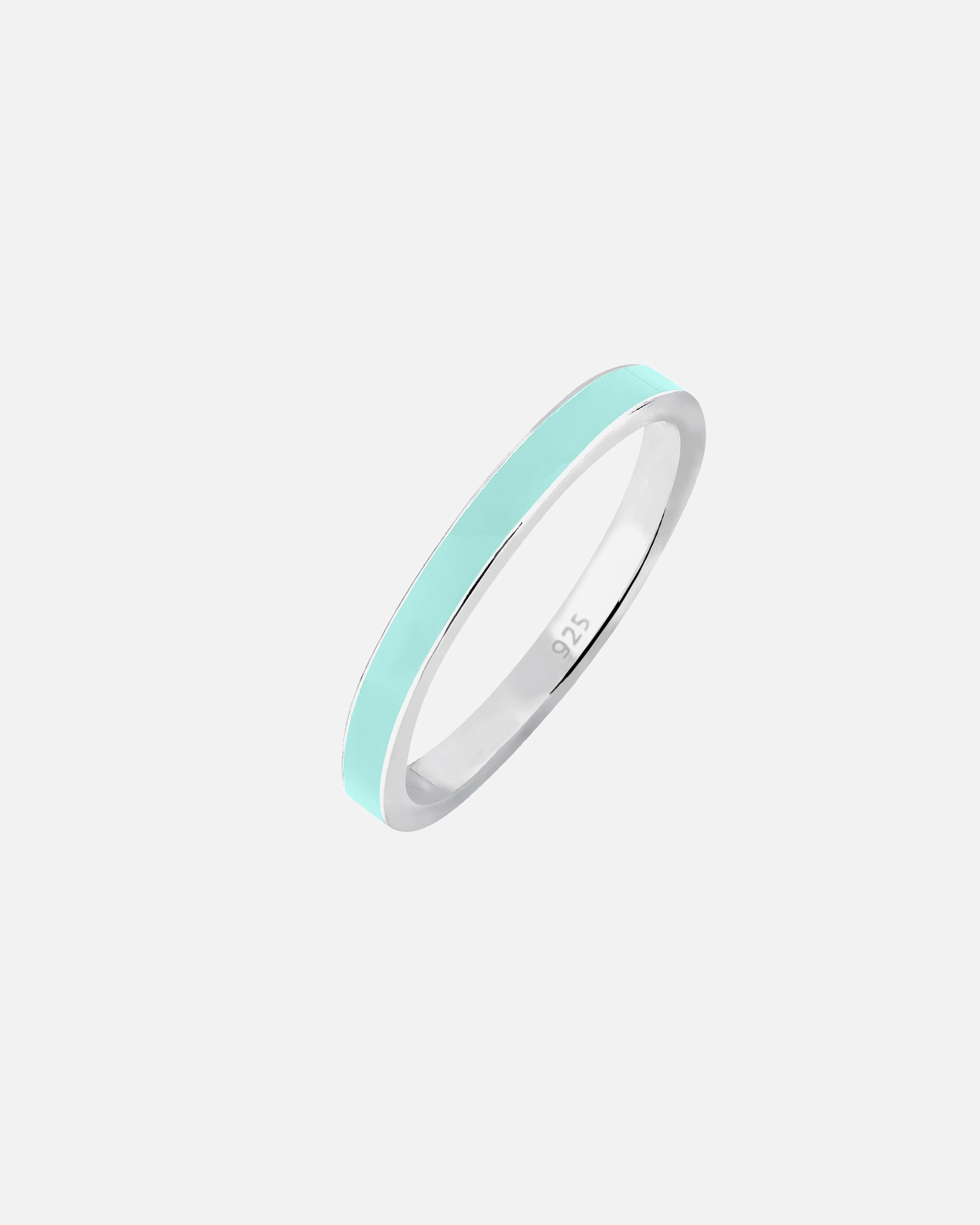 Bague pour Femme Elli Femme Bague à Empiler en Émail de Base en Argent Sterling 925 Sterling 54