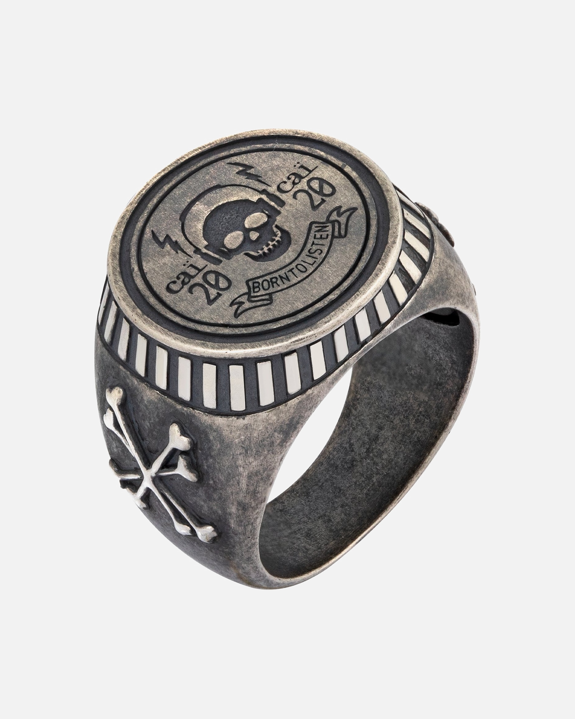 Bague pour Homme caï Bagues anthracite 58