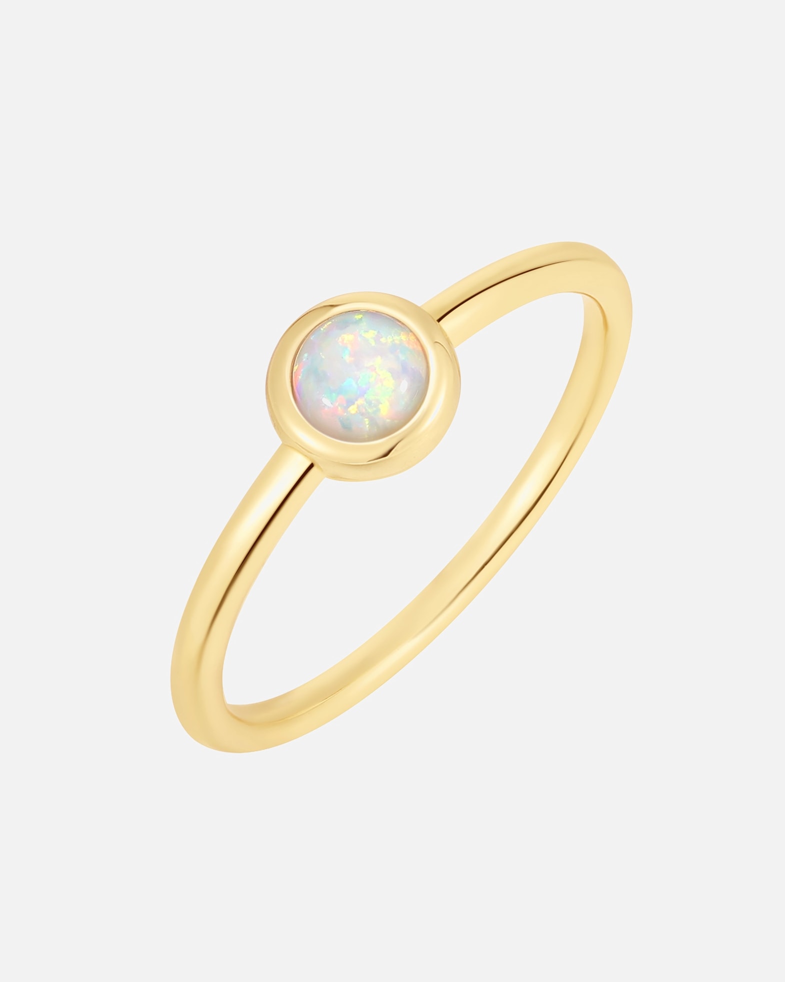 Bague pour Femme Glanzstücke München Bague en Argent sterling en Or jaune 56