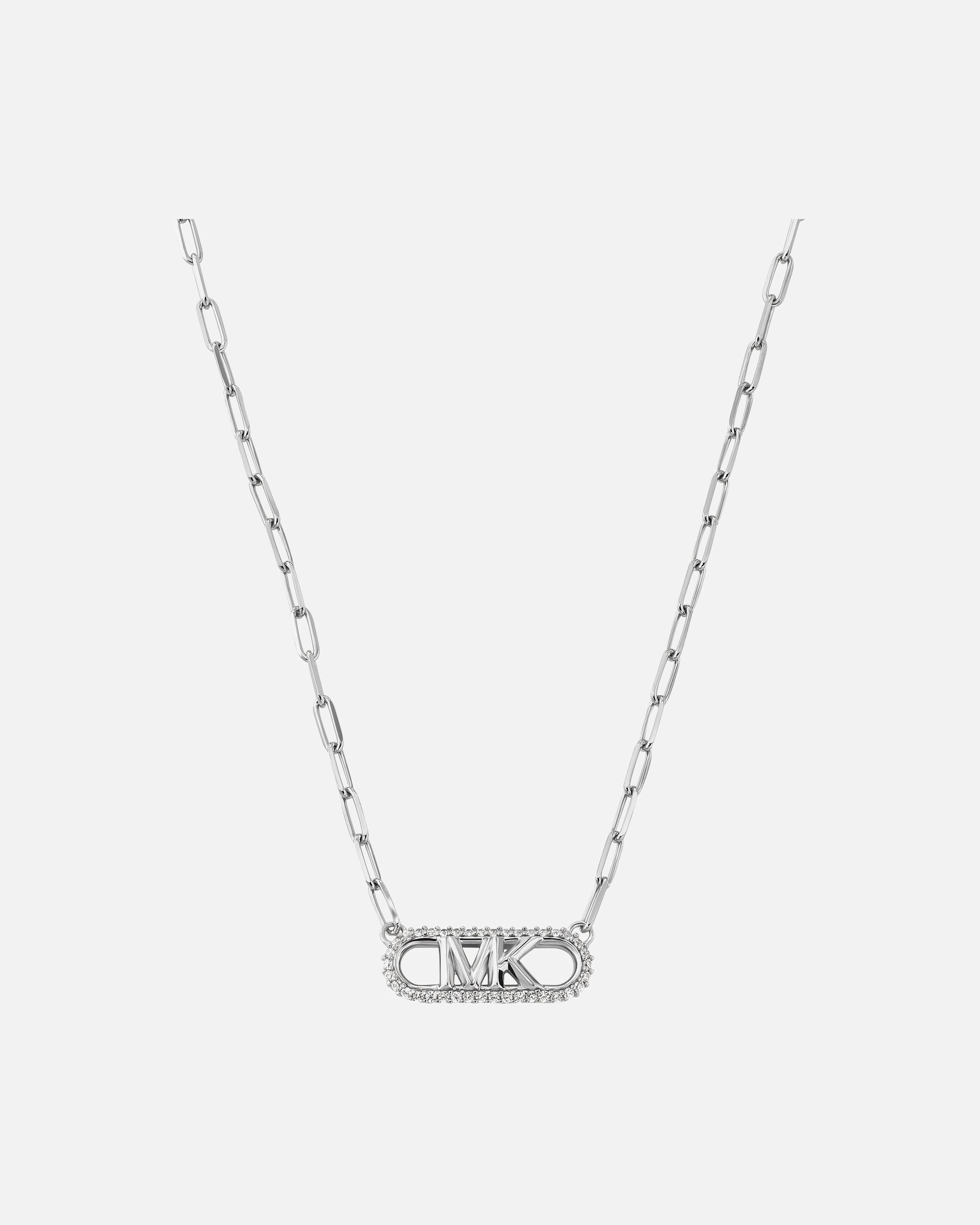 Collier pour Femme Michael Kors Chaînes argent, Zircone