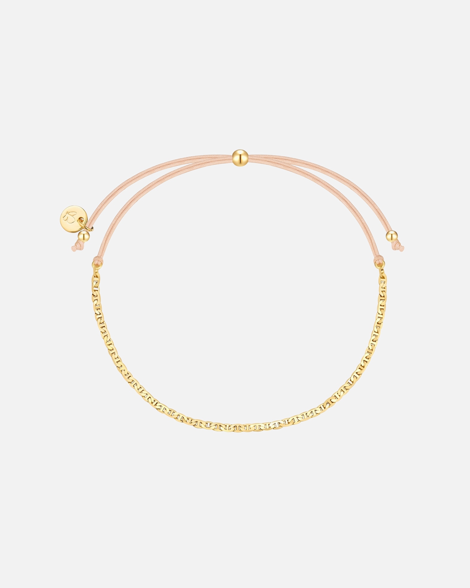Bracelet pour Femme Glanzstücke München Bracelet en argent sterling en or jaune Réglable 15,0 - 22,0 cm