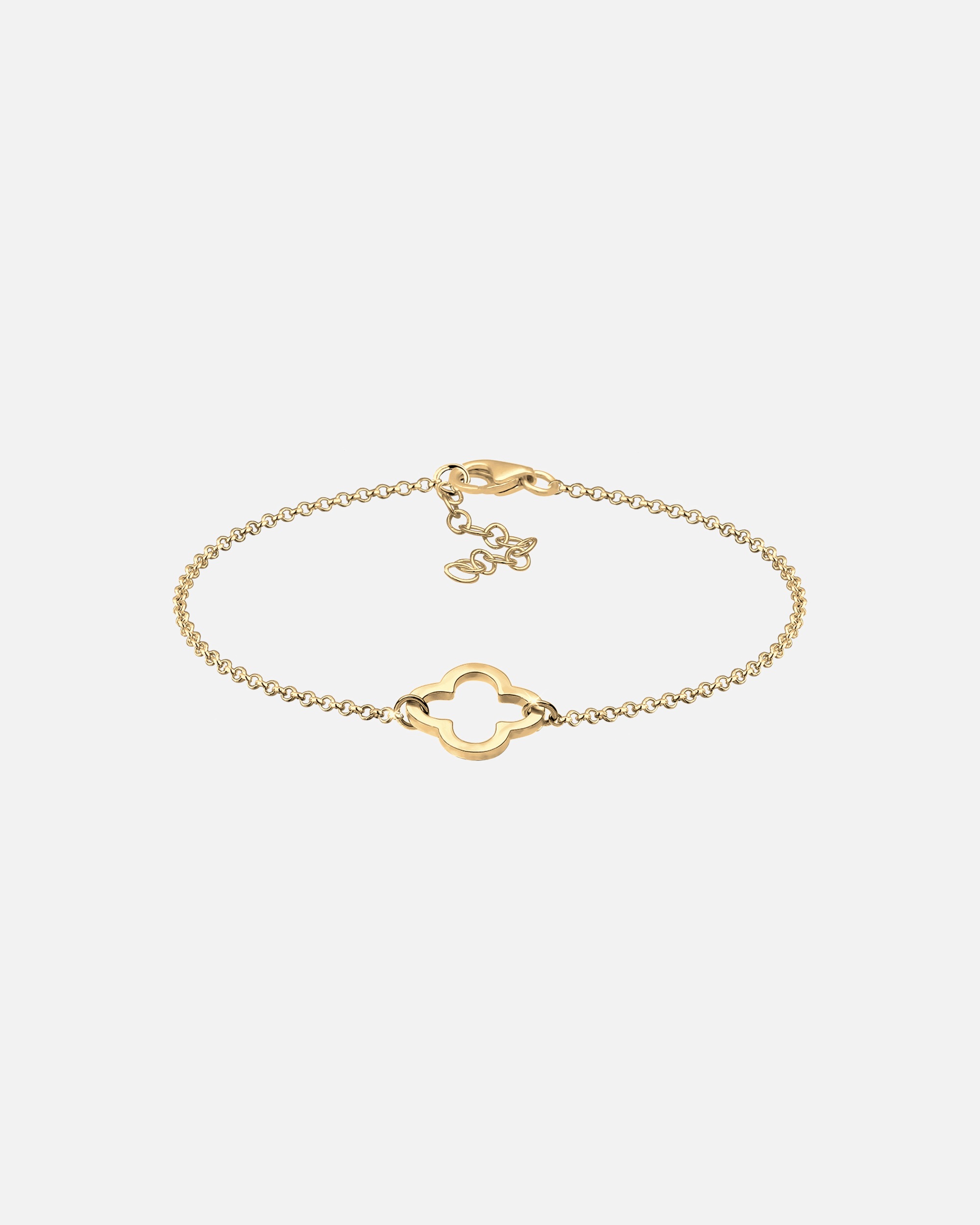 Bracelet pour Femme Elli Trèfle symbole chance tendance talisman Argent 925 19