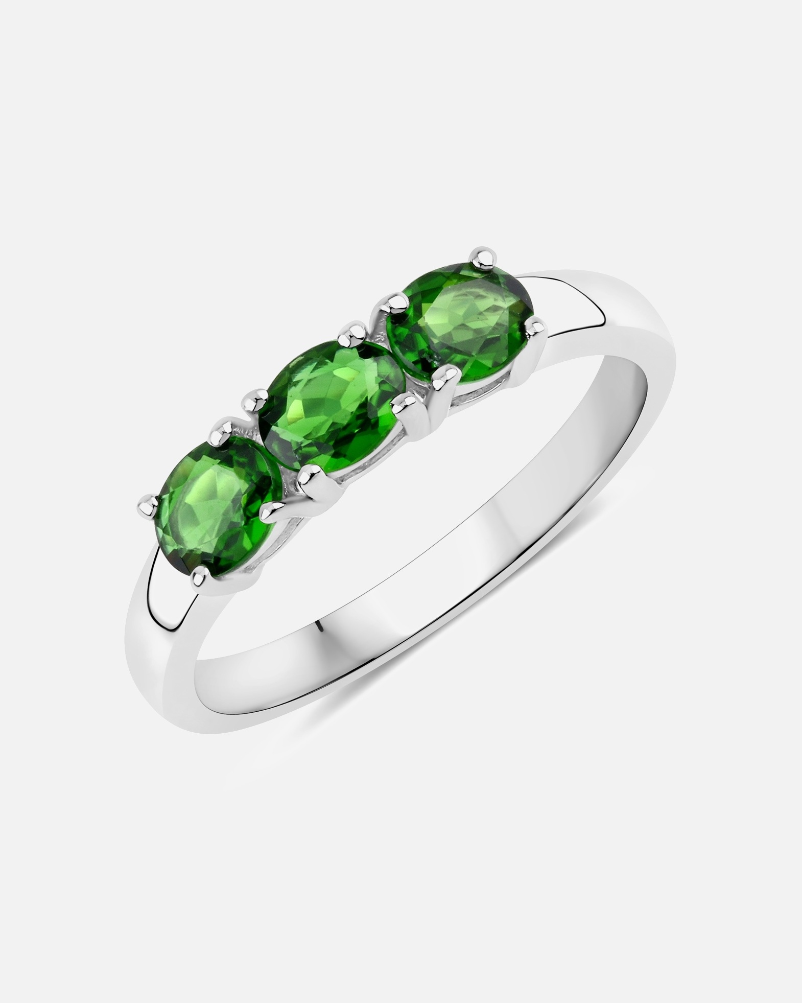 Bague pour Femme Rafaela Donata Bague Argent sterling Diopside de chrome en Argent 54