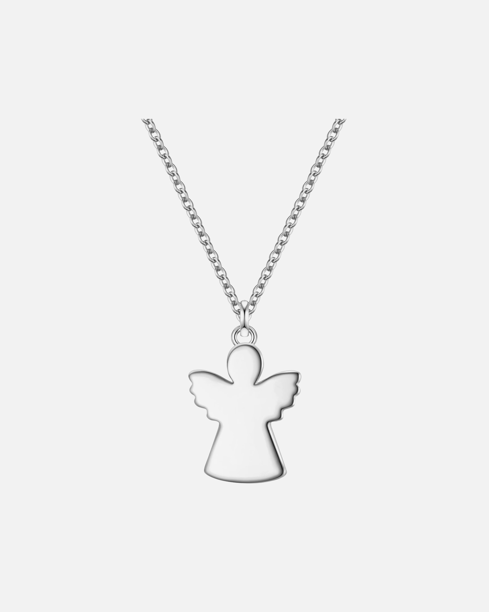 Collier pour Femme Glanzstücke München Collier Ange en Argent Sterling en argent 40,0 cm Basiskette + 5,0 cm Verlängerung