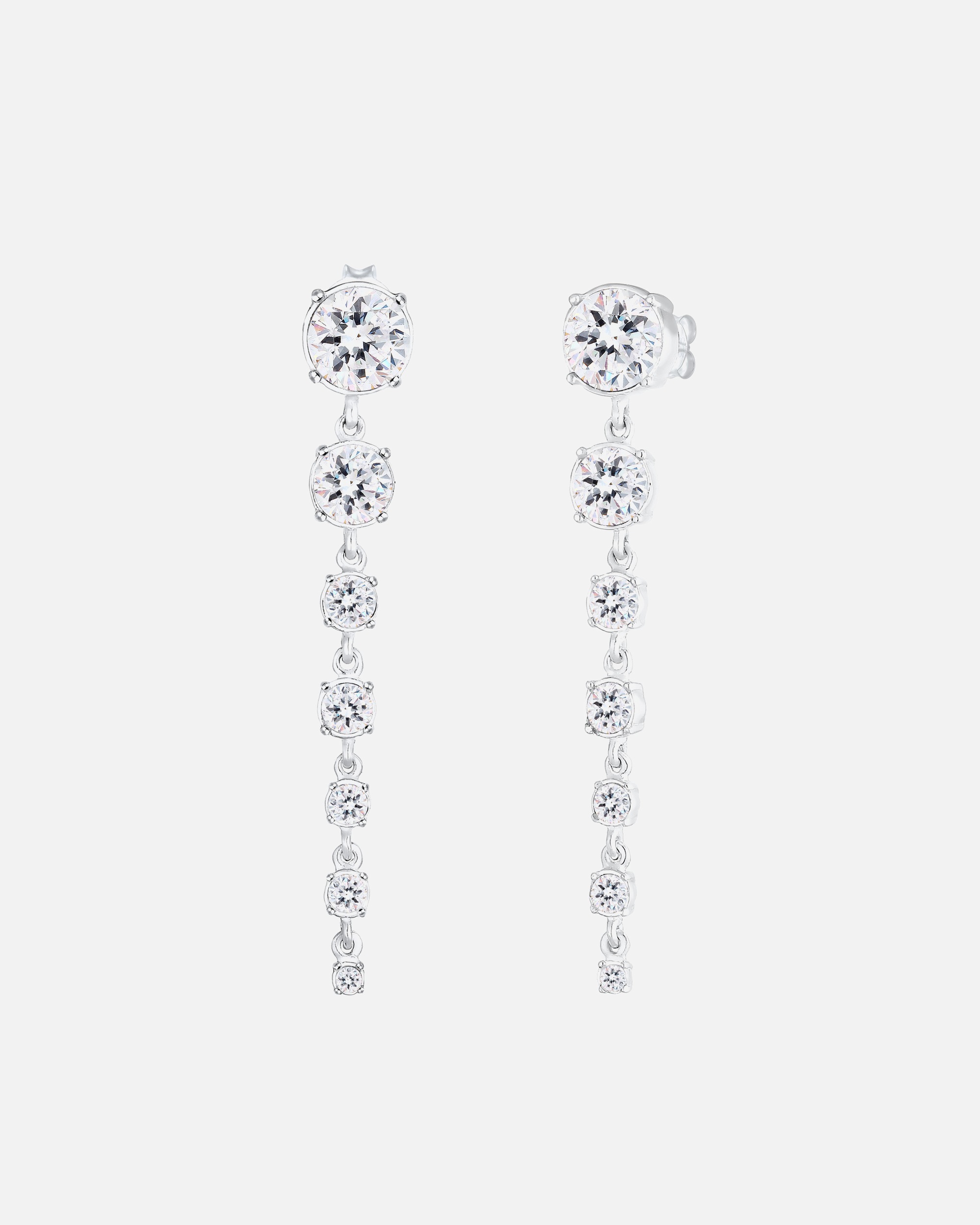 Boucles d'oreilles pour Femme Elli PREMIUM Femmes Pendentif d'oreilles Glamoureux avec Cristaux en Argent Sterling 925 silberfarben