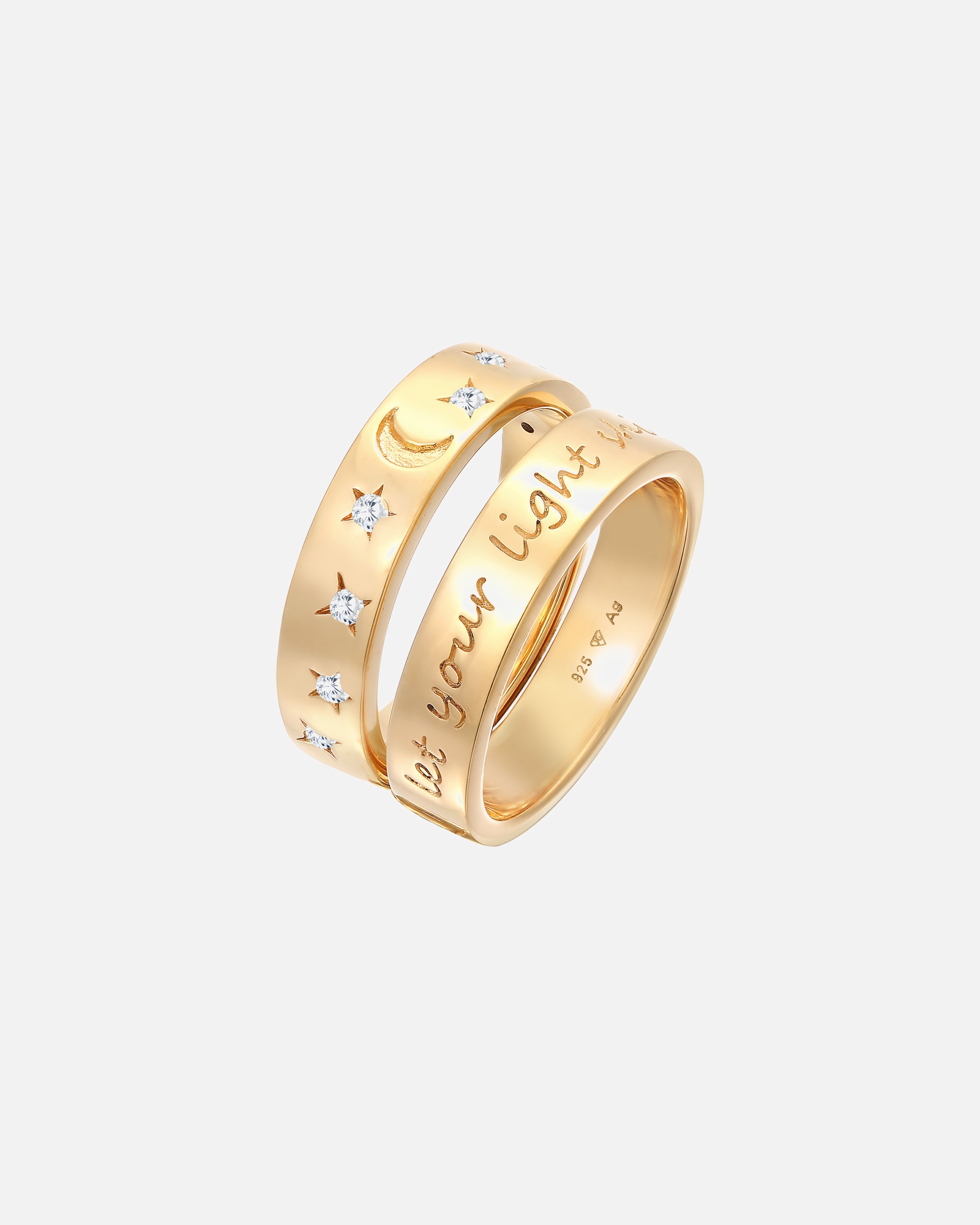 Bague pour Femme Elli Mond Stern - Let Your Light Shine 925 Silber 58