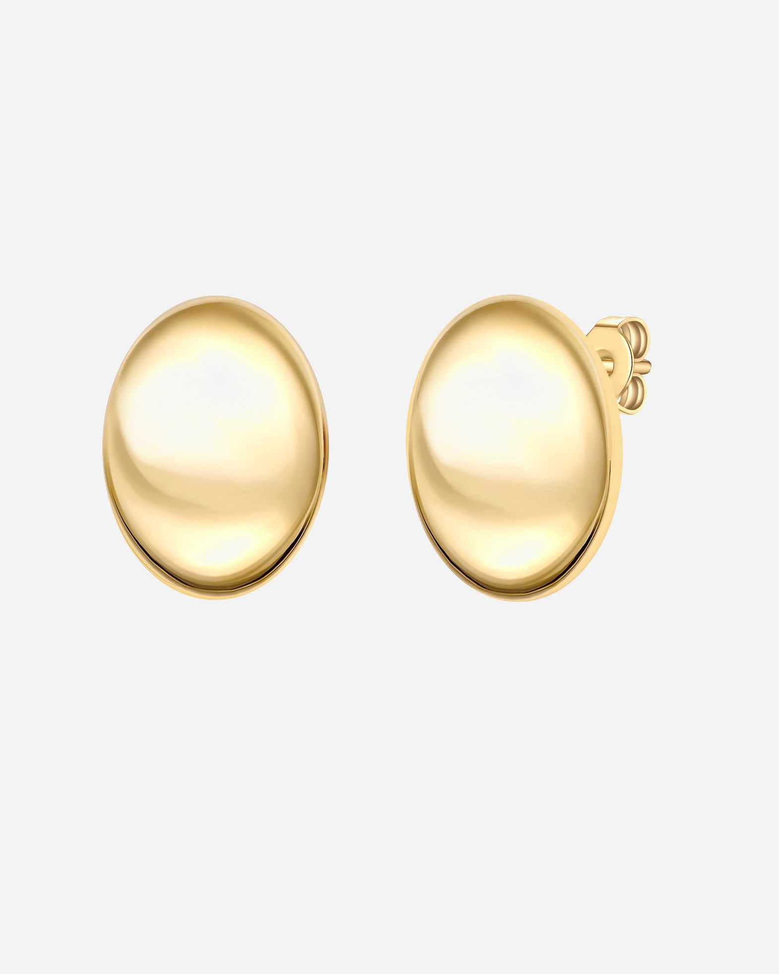 Boucles d'oreilles pour Femme Boucles d'oreilles en laiton doré 33,5 mm