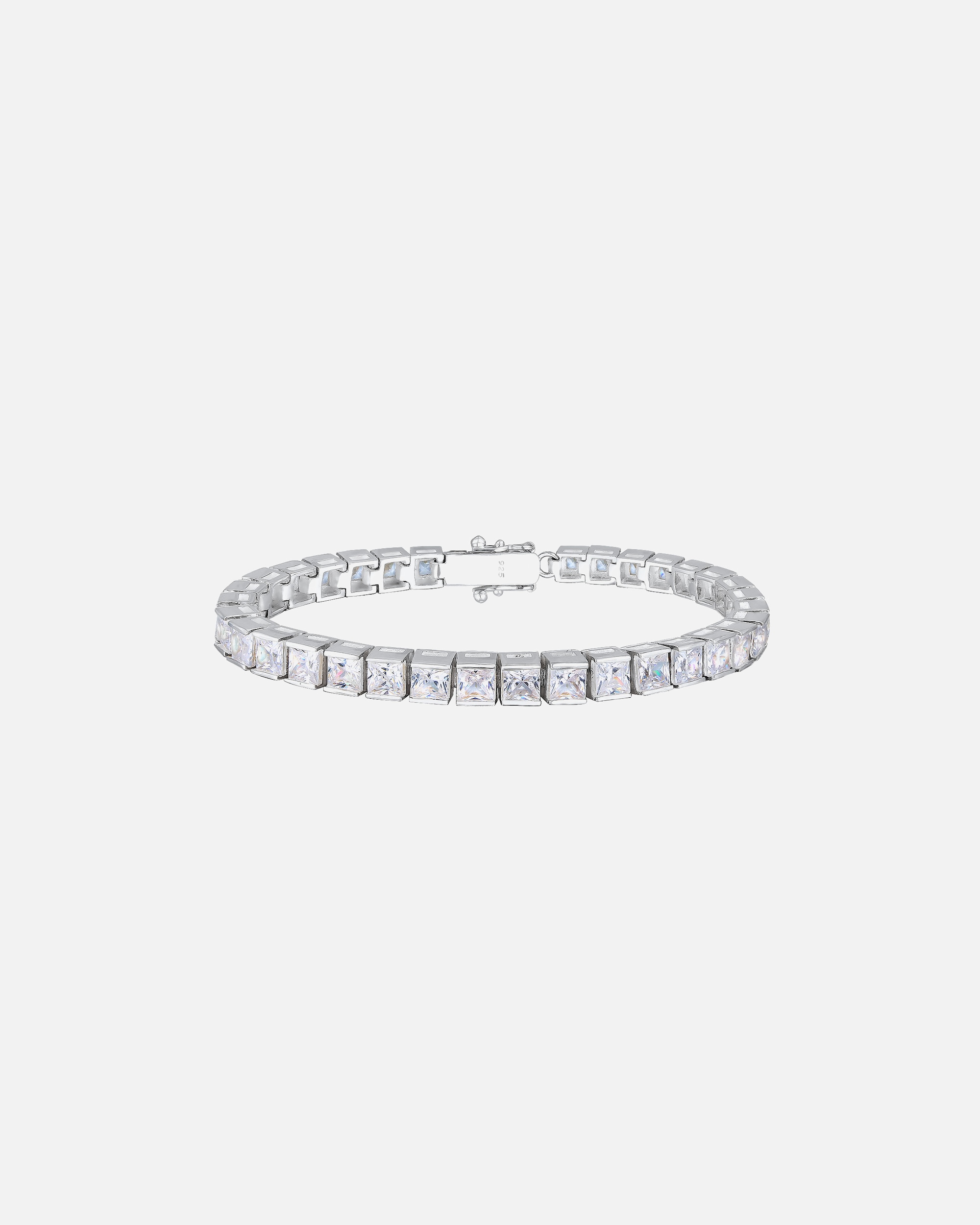 Bracelet pour Femme Elli PREMIUM Classique Zircone Bracelet Femme (925/1000) Argent 17