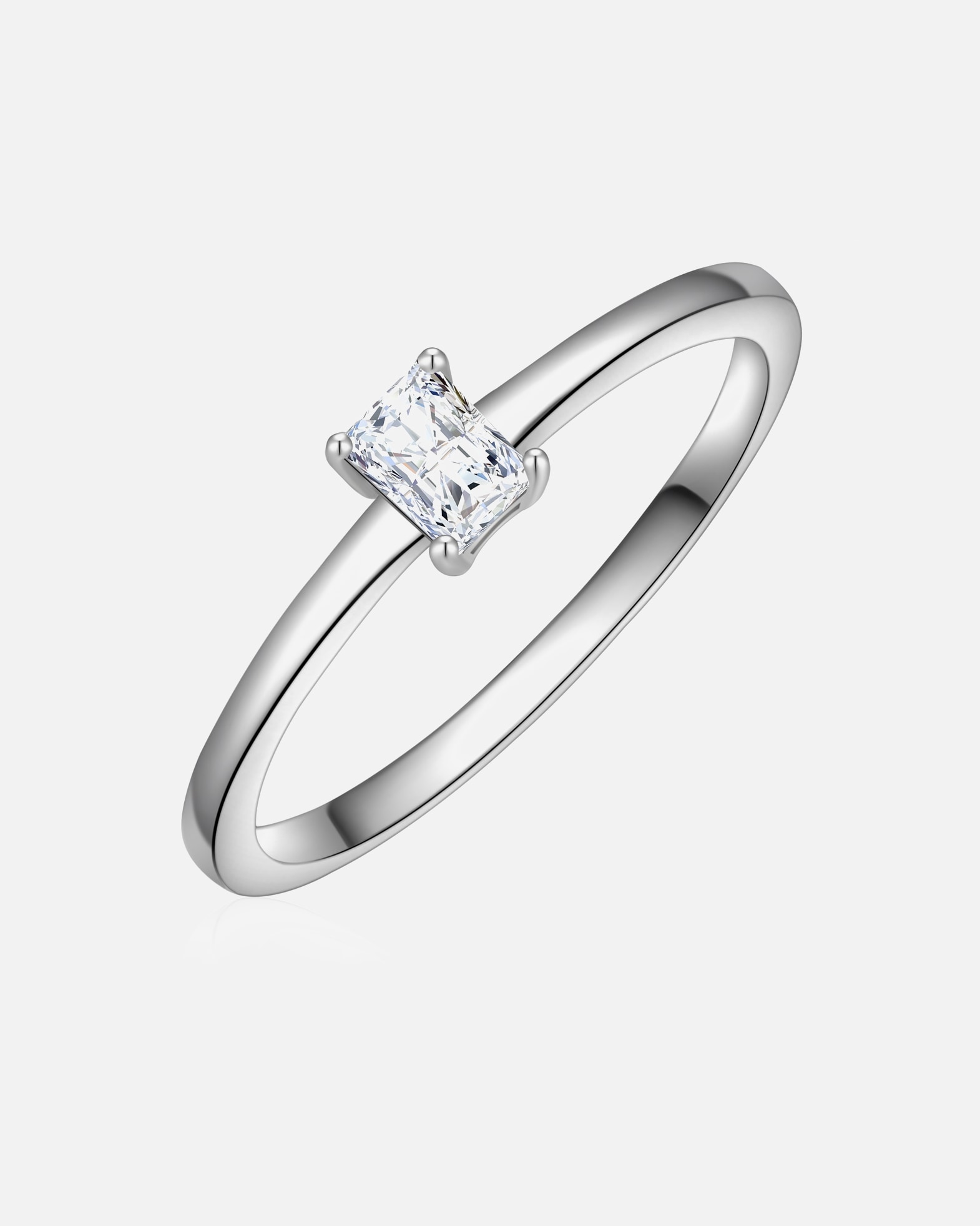 Bague pour Femme Trilani Bague en Argent Sterling en argent avec Zirconium 56