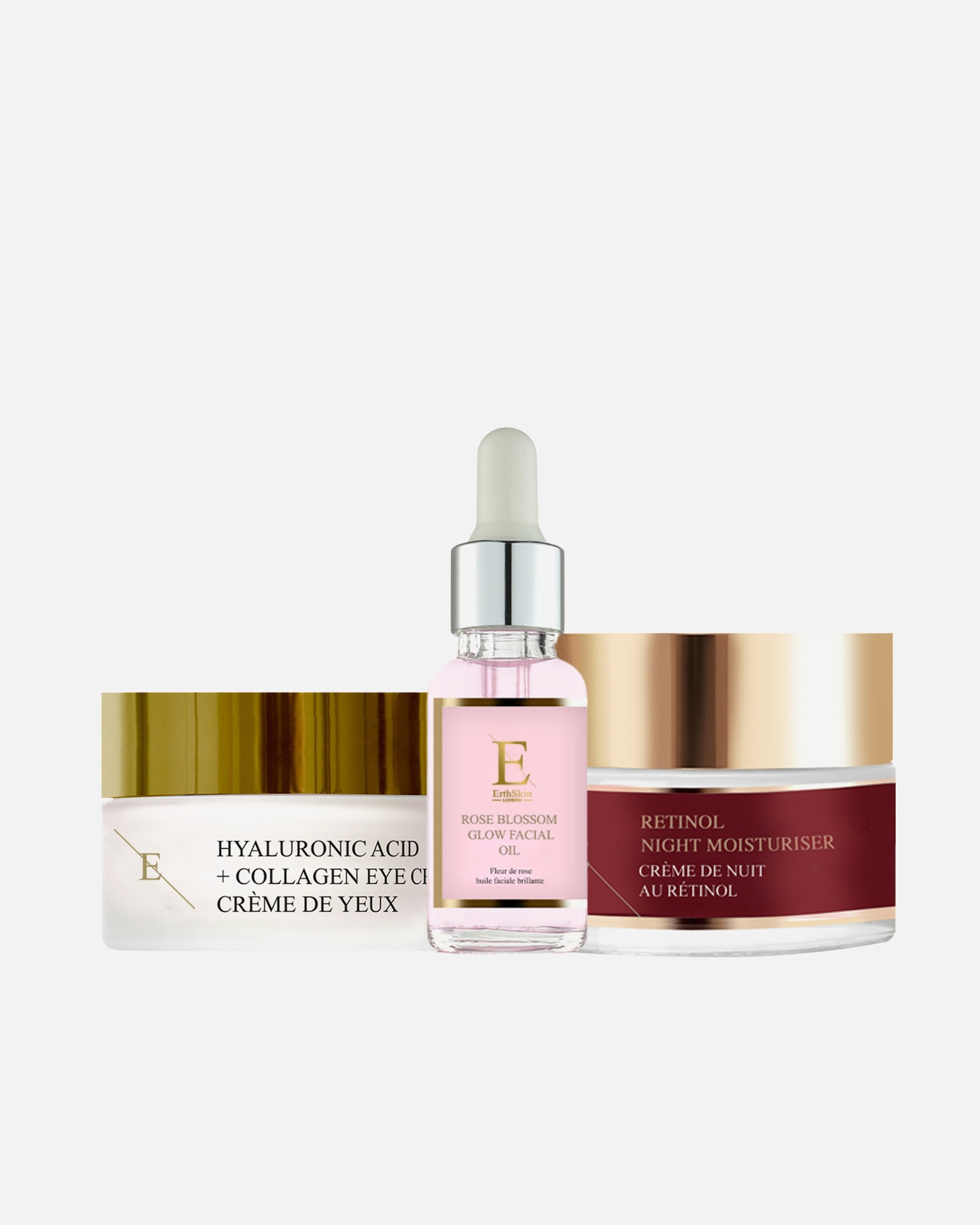 Coffret soin visage pour Femme ErthSkin London Coffret Brillance Nocturne et Revitalisant pour les Yeux 1 pièce