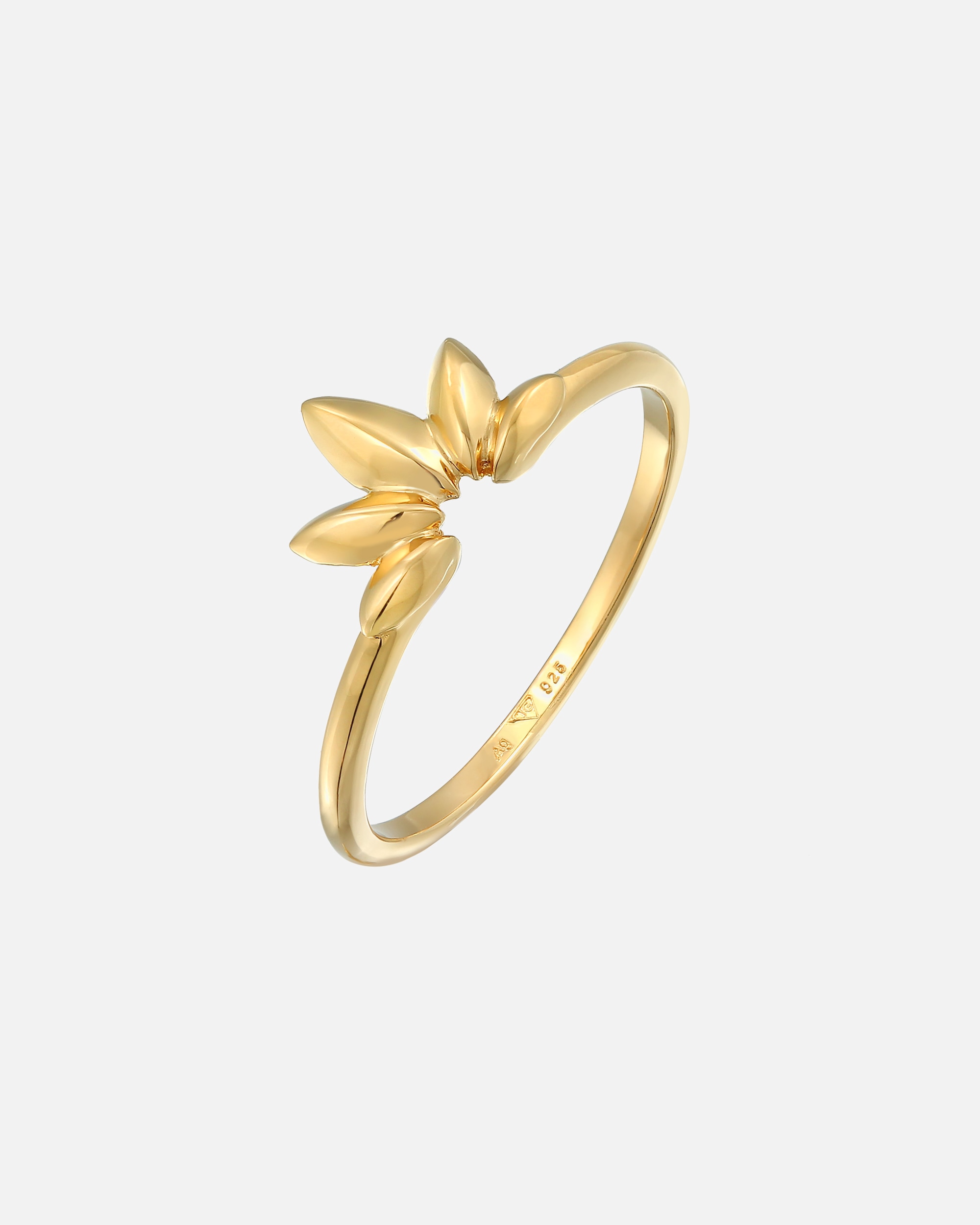 Bague pour Femme Elli Blatt Leaf Natur 925 Silber 56