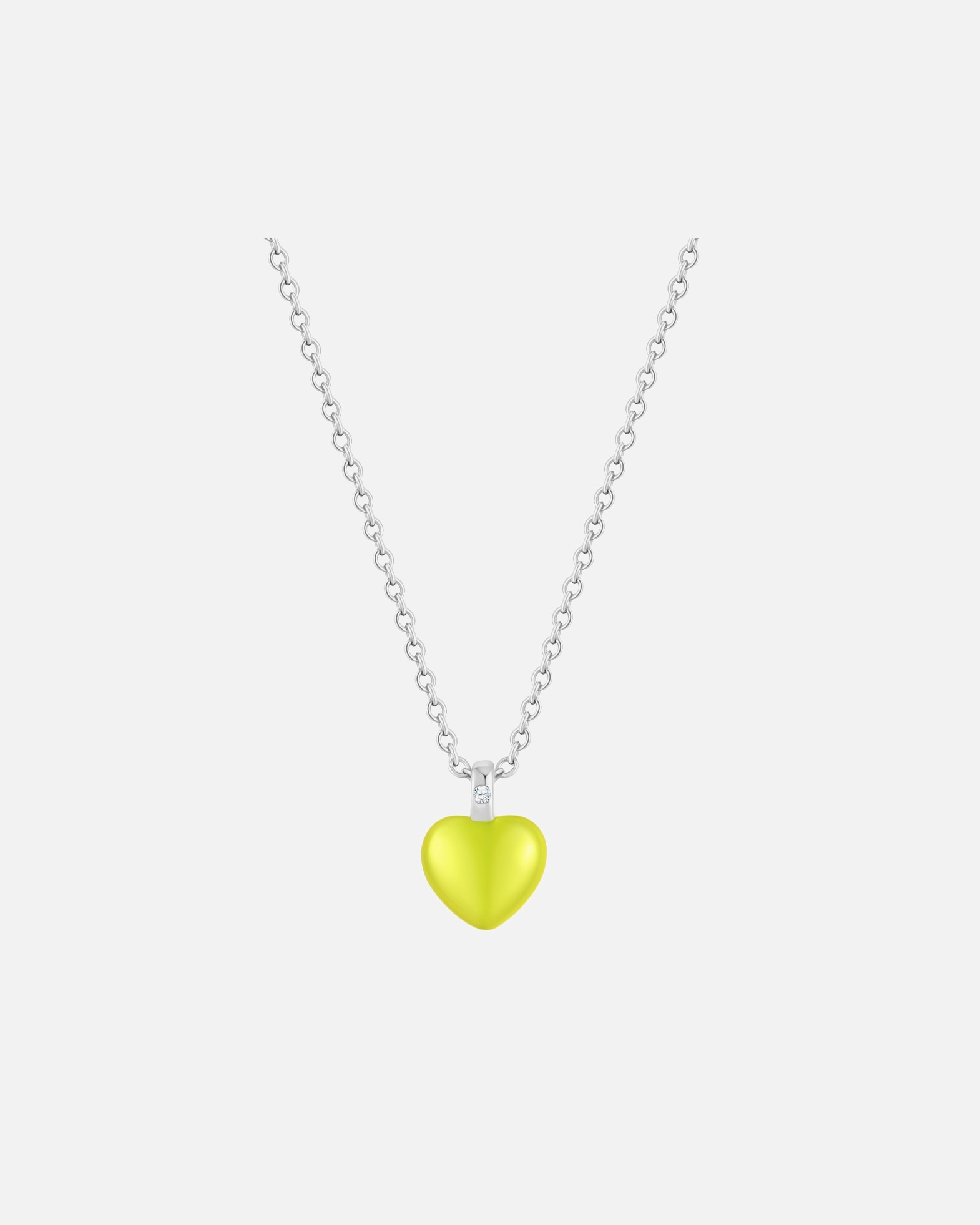 Collier pour Femme Glanzstücke München Chaîne Coeur en Argent sterling en Argent 40,0 cm Basiskette + 5,0 cm Verlängerung